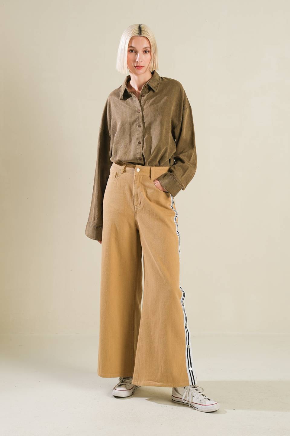 PARK AVENUE WOVEN BODYSUIT Flying Tomato