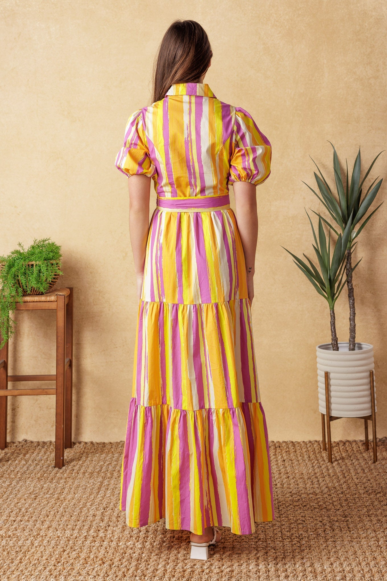 SOIREE SWEETNESS POPLIN MAXI DRESS Flying Tomato