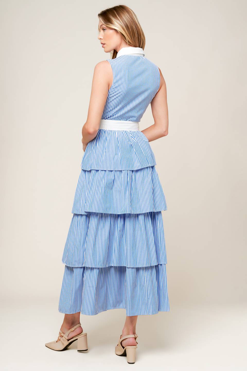 A TOUCH OF GRACE WOVEN MIDI DRESS Flying Tomato