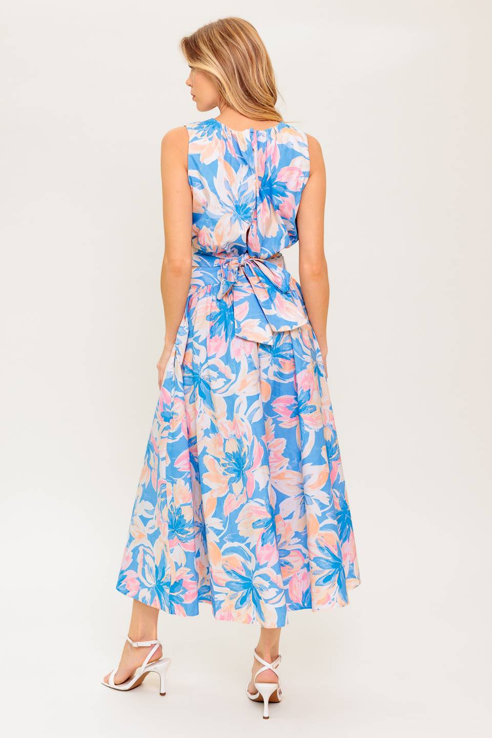 GOLDEN HOUR HARMONY WOVEN TOP AND SKIRT SET Flying Tomato