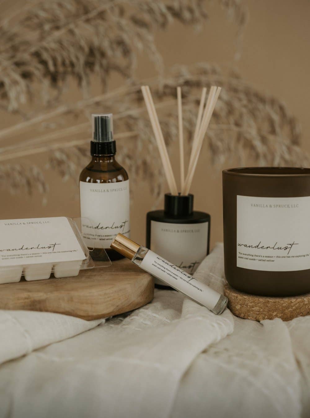 7 oz Candle - Wanderlust Vanilla and Spruce, LLC