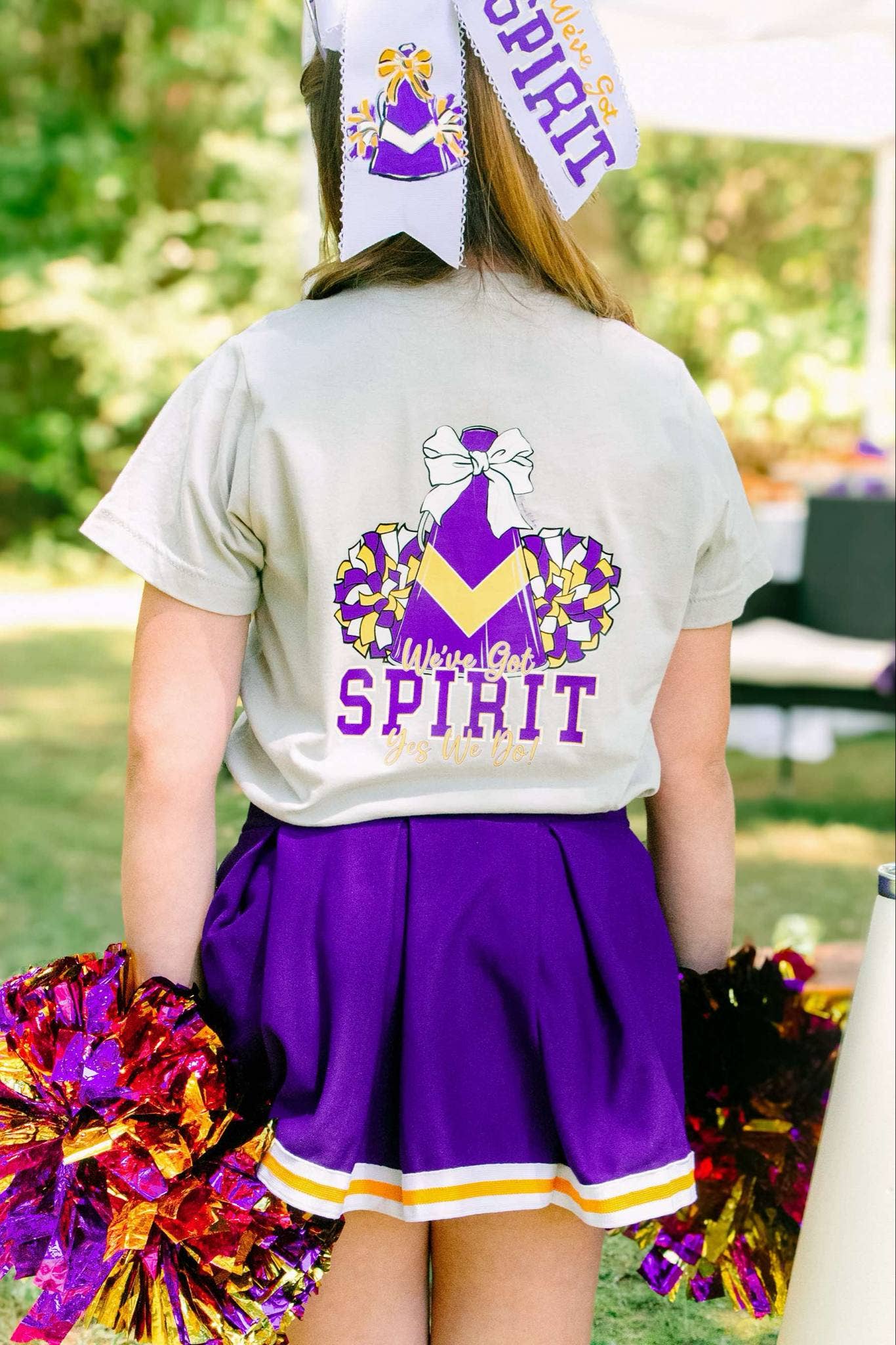 We've Got Spirit | Purple + Gold | Football Kid’s Tee Magnolia Mudbugs