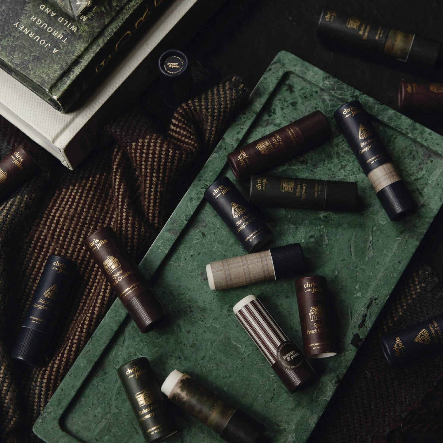 Lip Balm, Chris Loves Julia, Blackberry Campfire S'mores Poppy & Pout