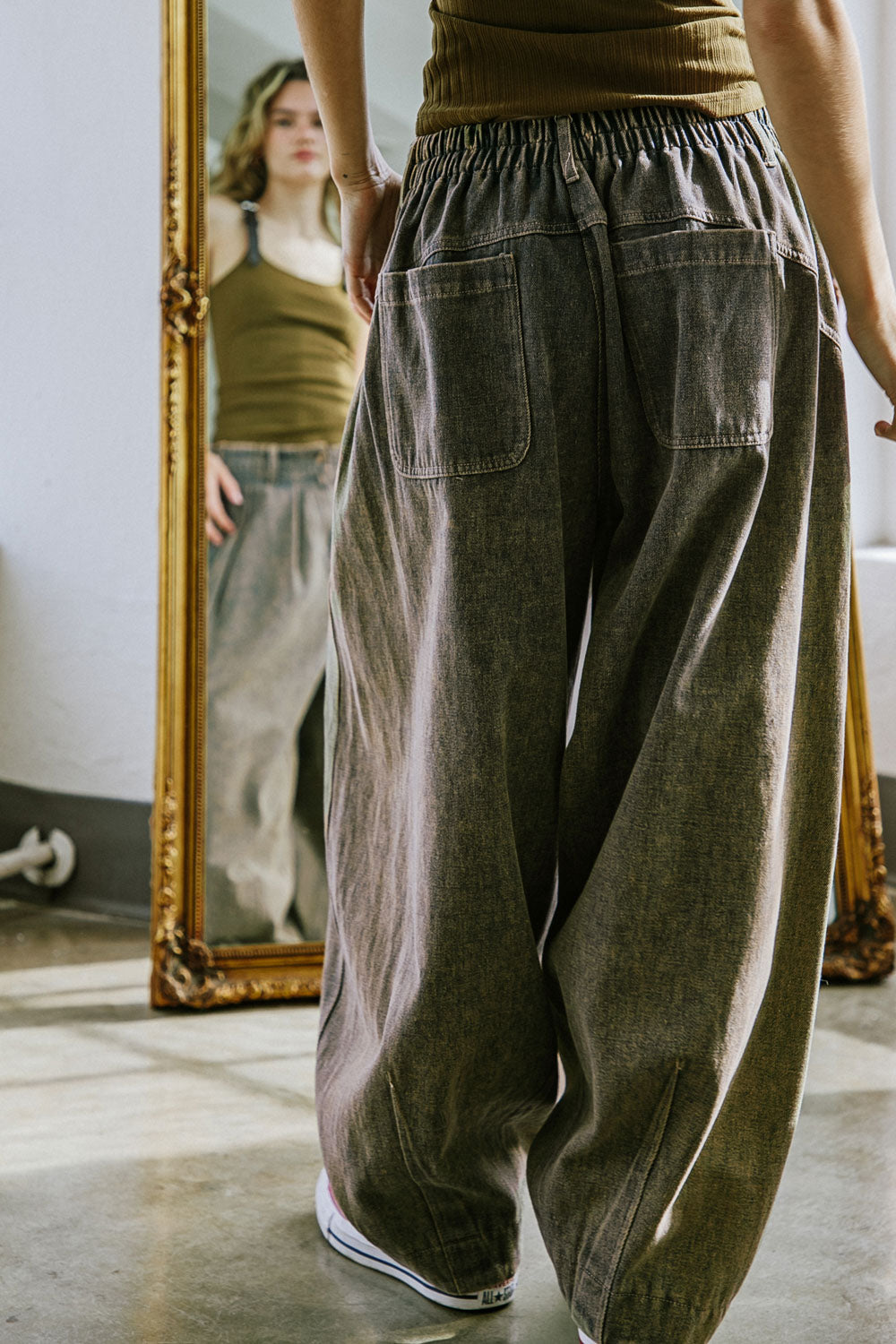 STUCK IN YOUR WAYS DENIM PANTS Flying Tomato