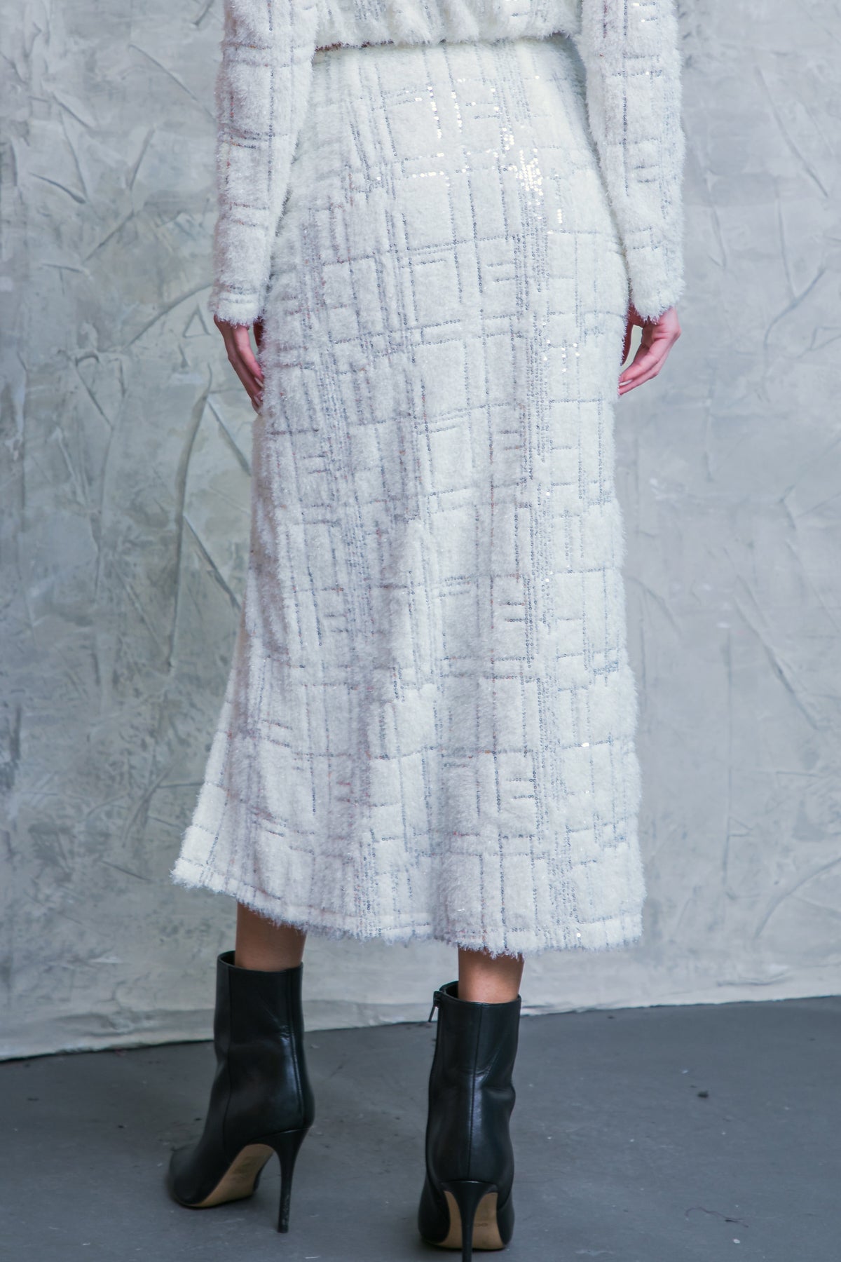 MADE YOU MY WORLD WOVEN MIDI SKIRT Flying Tomato