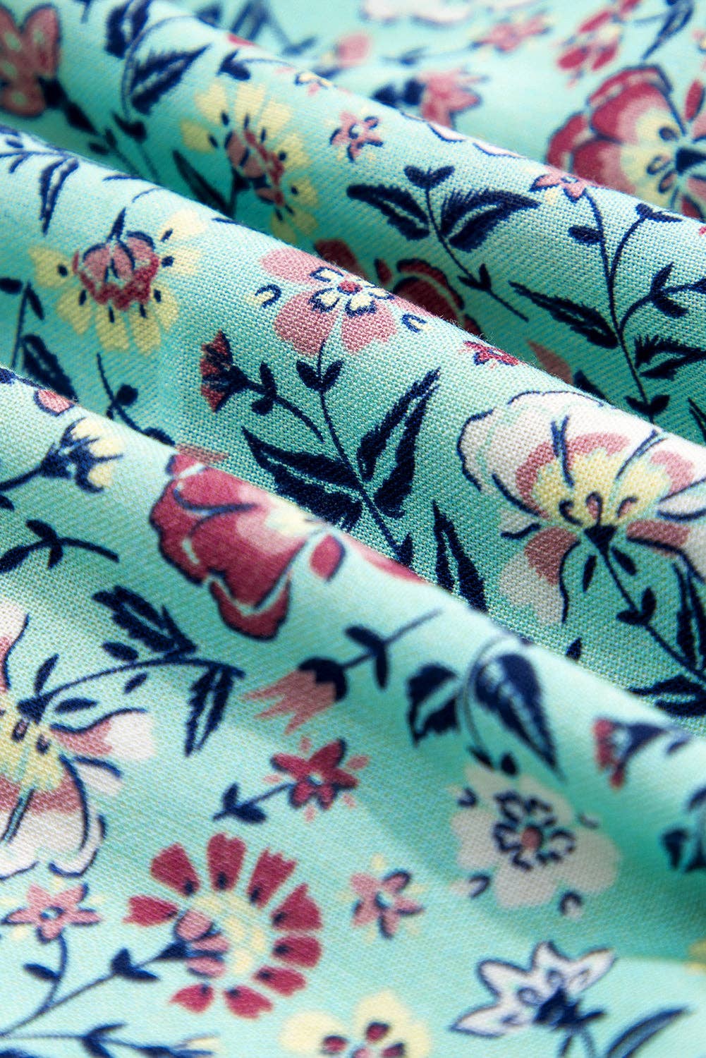 FINAL SALE- Boho Floral Ruffle Hem Summer Jumpsuit