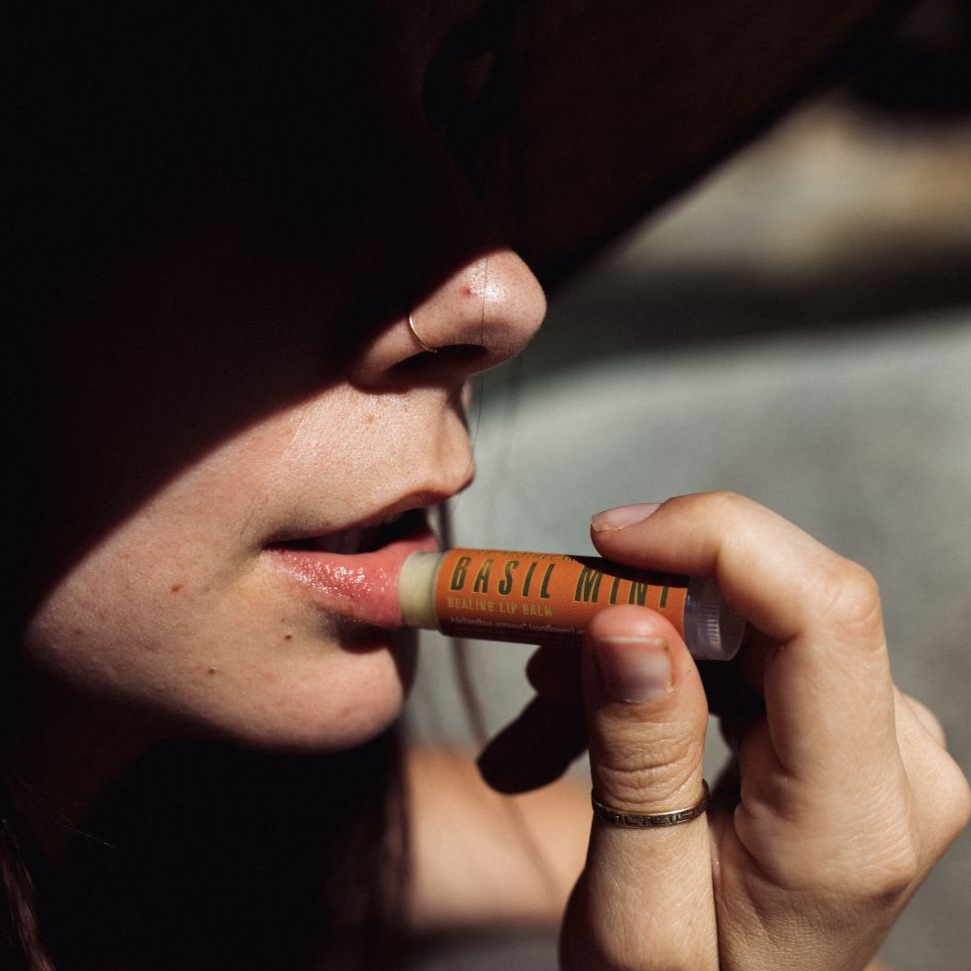 Basil Mint Lip Balm URB APOTHECARY
