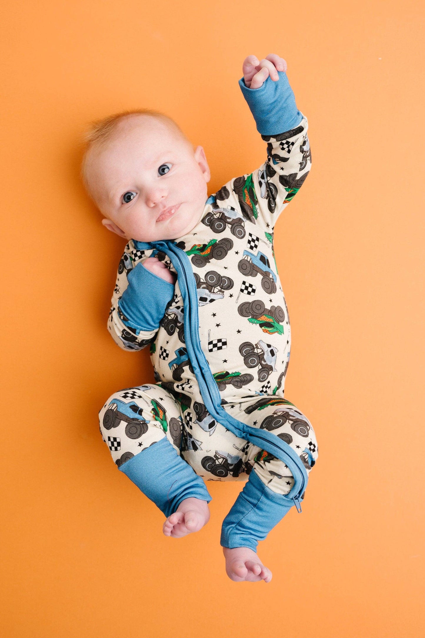 Monster Trucks Bamboo Sleeper Emerson+Ivory