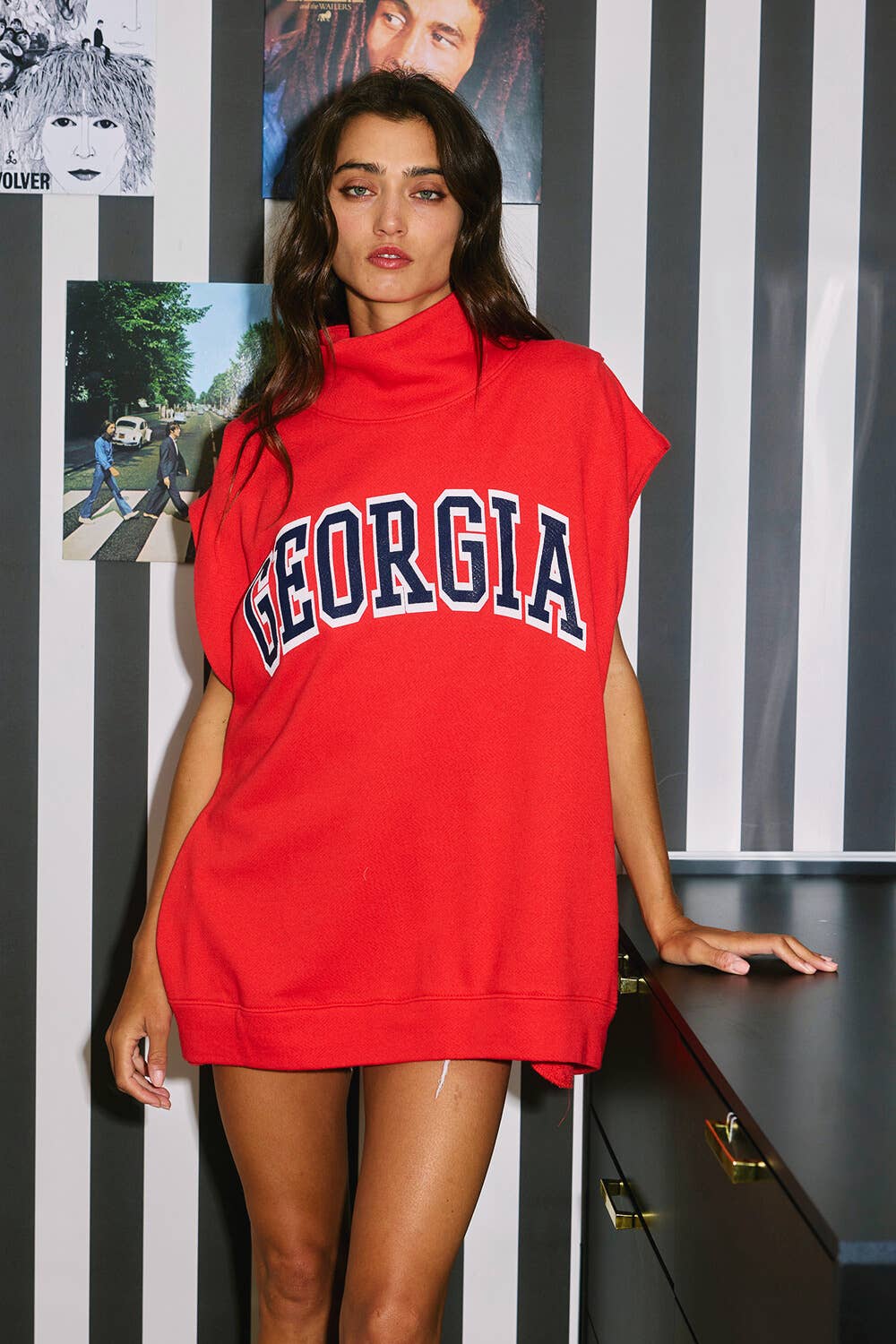 BUCKETLIST - GEORGIA Oversized Muscle Top - 926 West