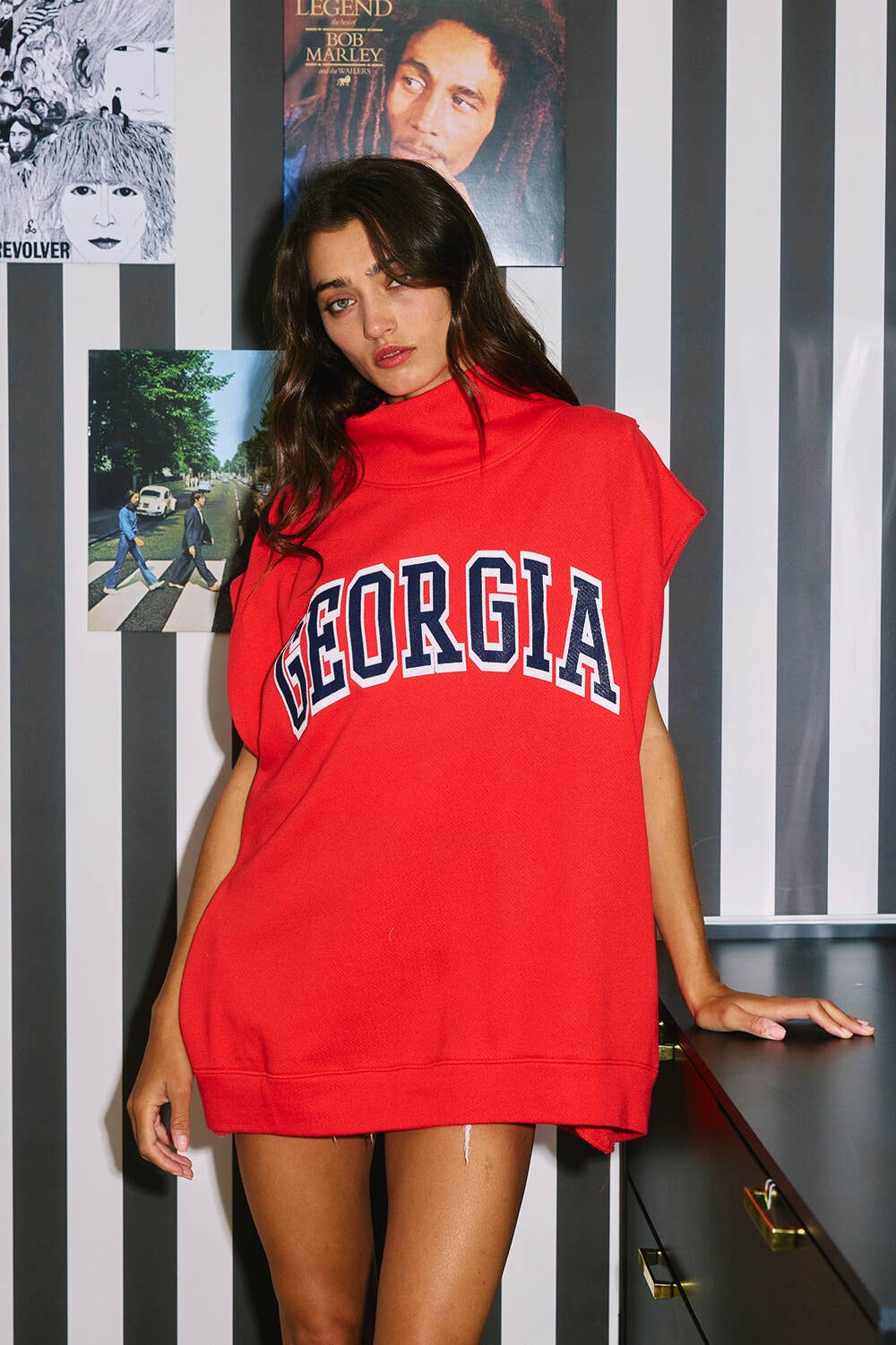 BUCKETLIST - GEORGIA Oversized Muscle Top - 926 West