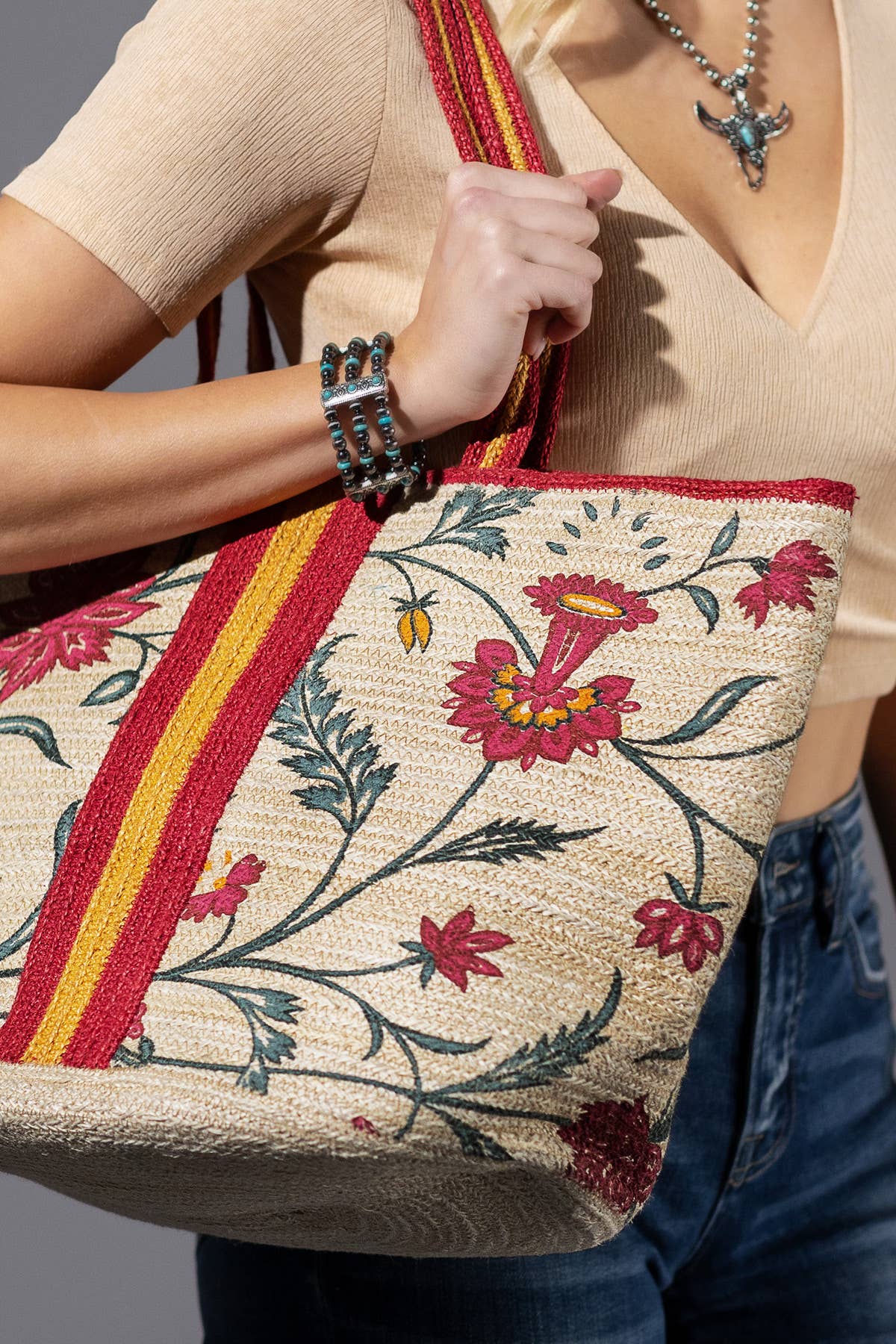 Cherry Dream Jute Bag