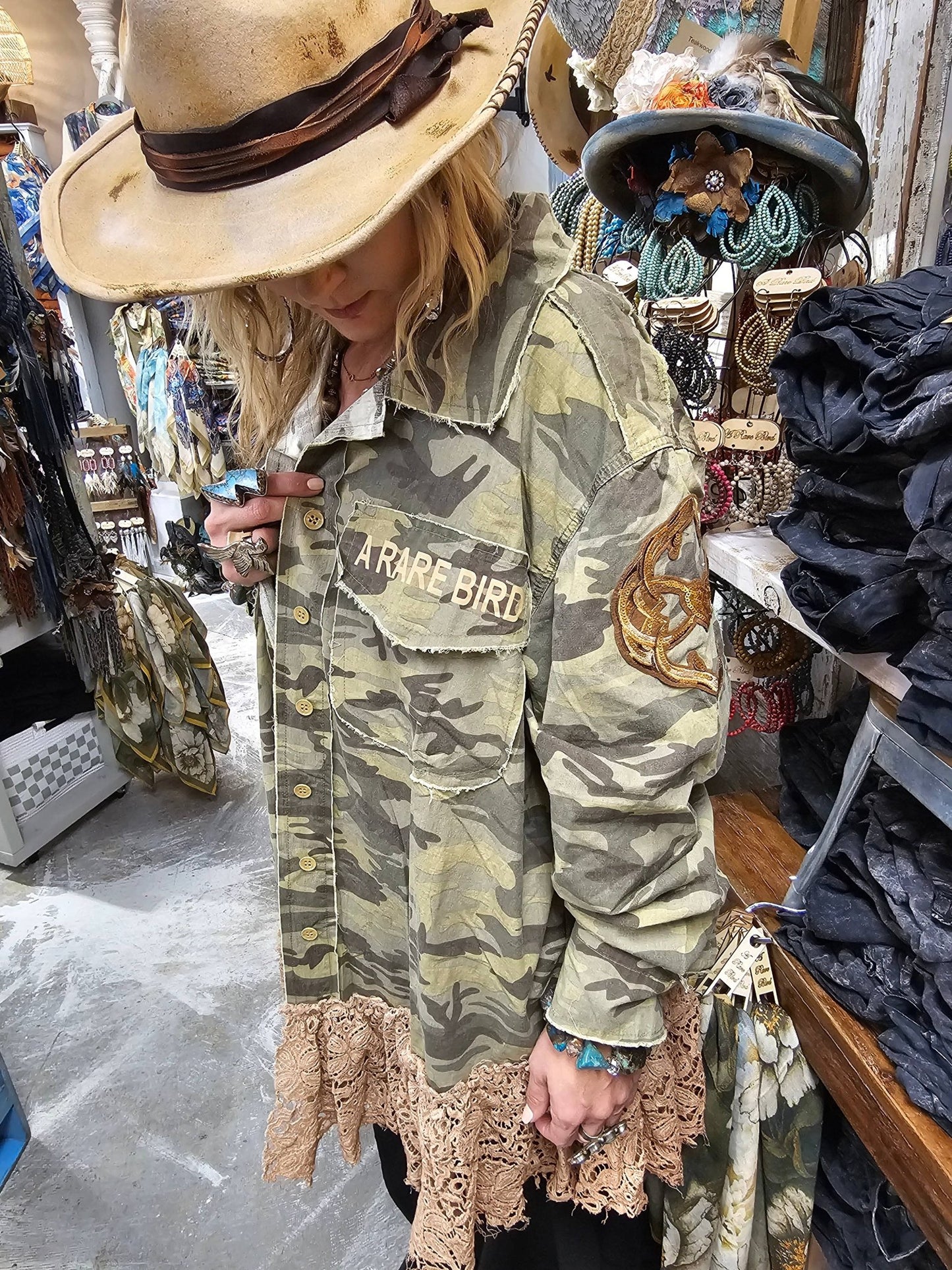 Camo Pearls to Paradise Top - 926 West