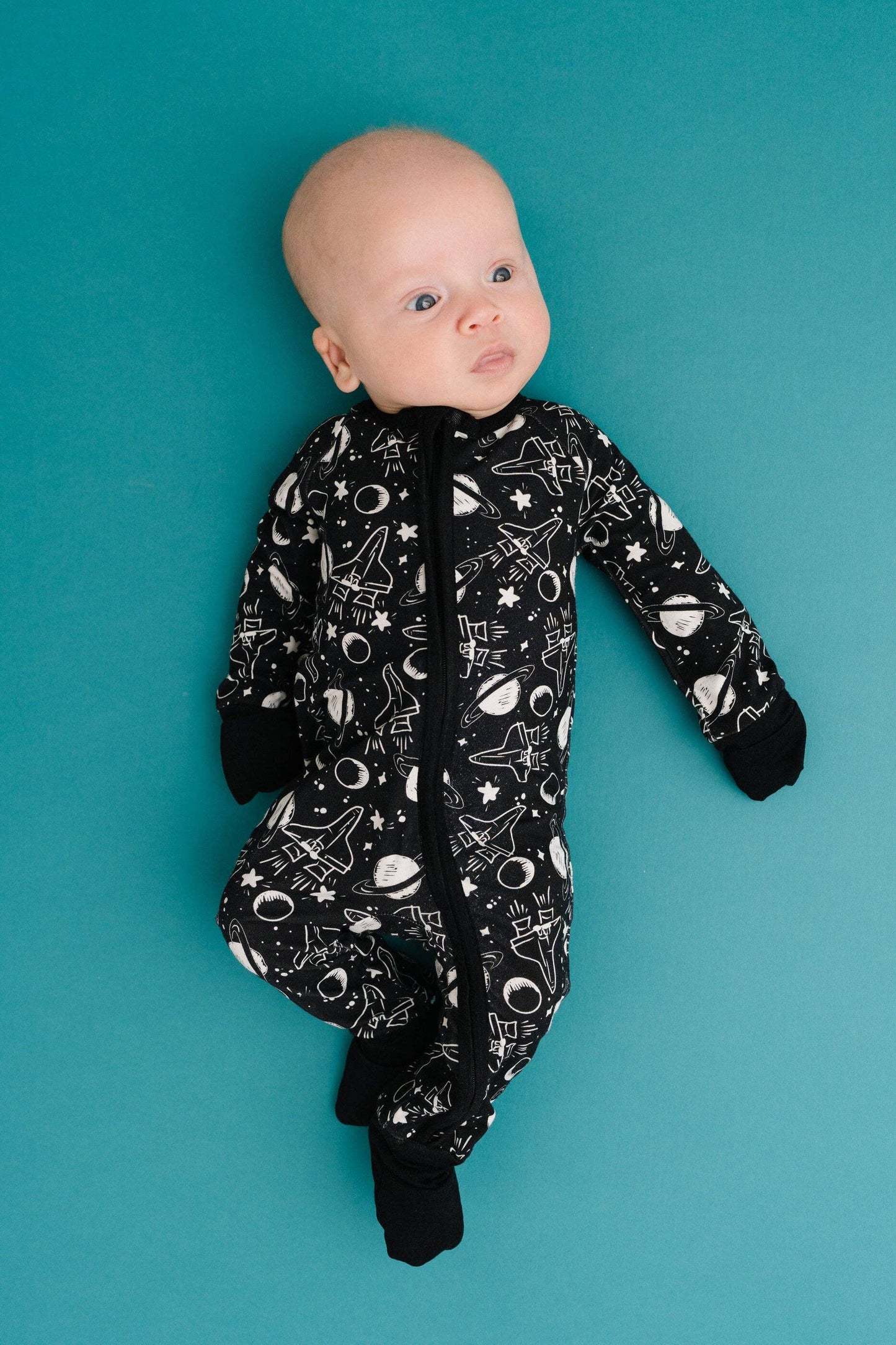 Outer Space Bamboo Sleeper Emerson+Ivory