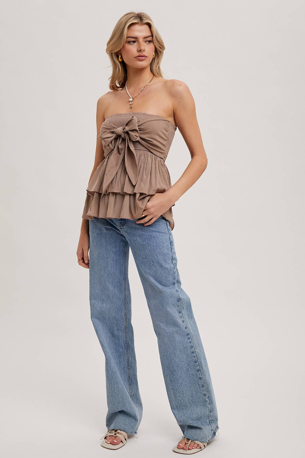 BOW TIE VERSATILE TUBE TOP