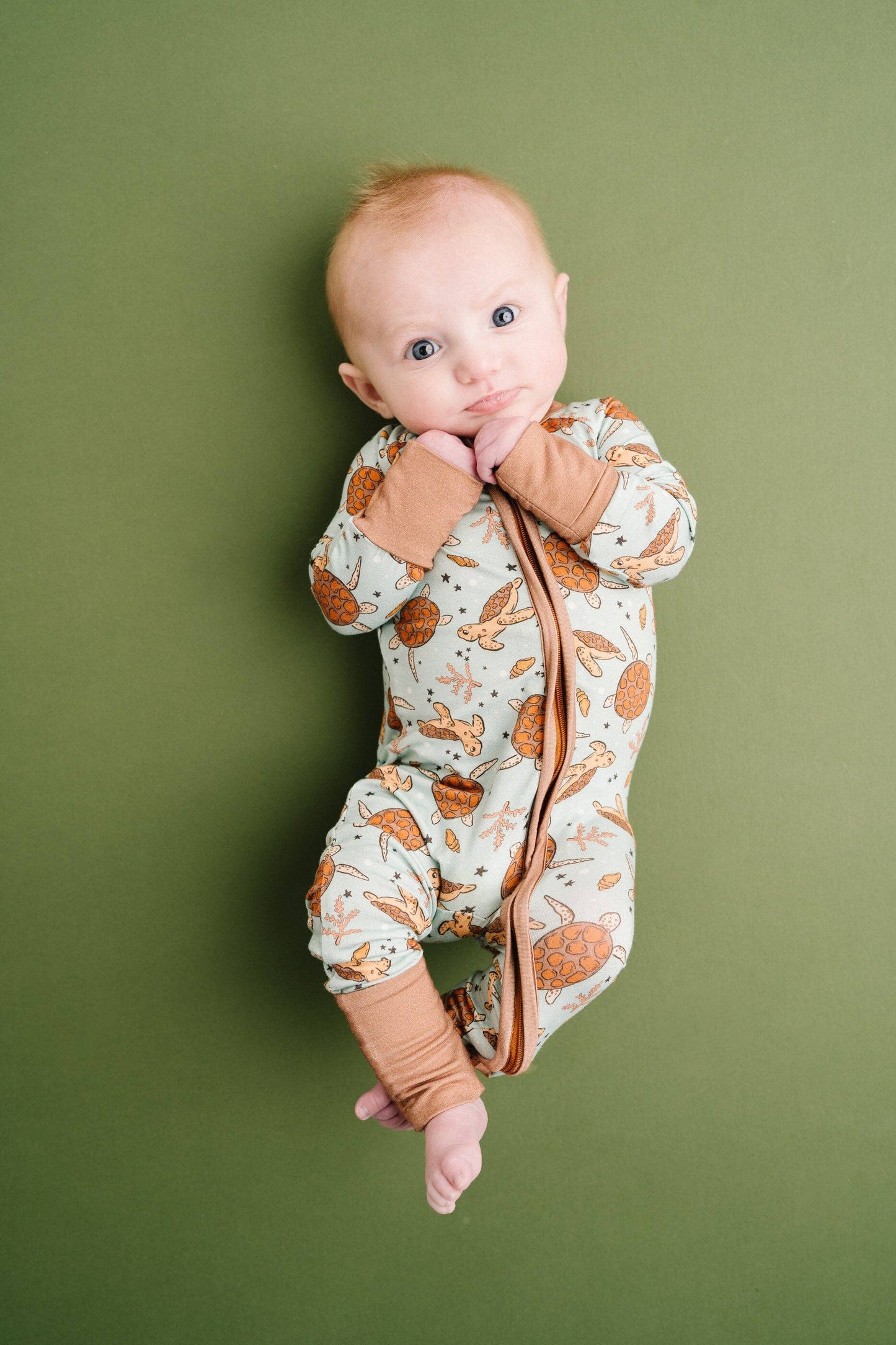 Turtle Tide Bamboo Sleeper Emerson+Ivory