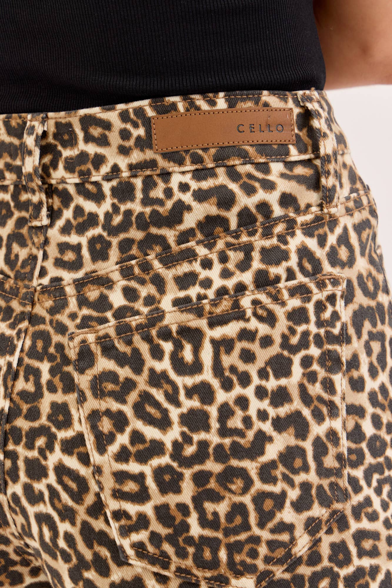 Cello Leopard High Rise Wide Leg - 926 West