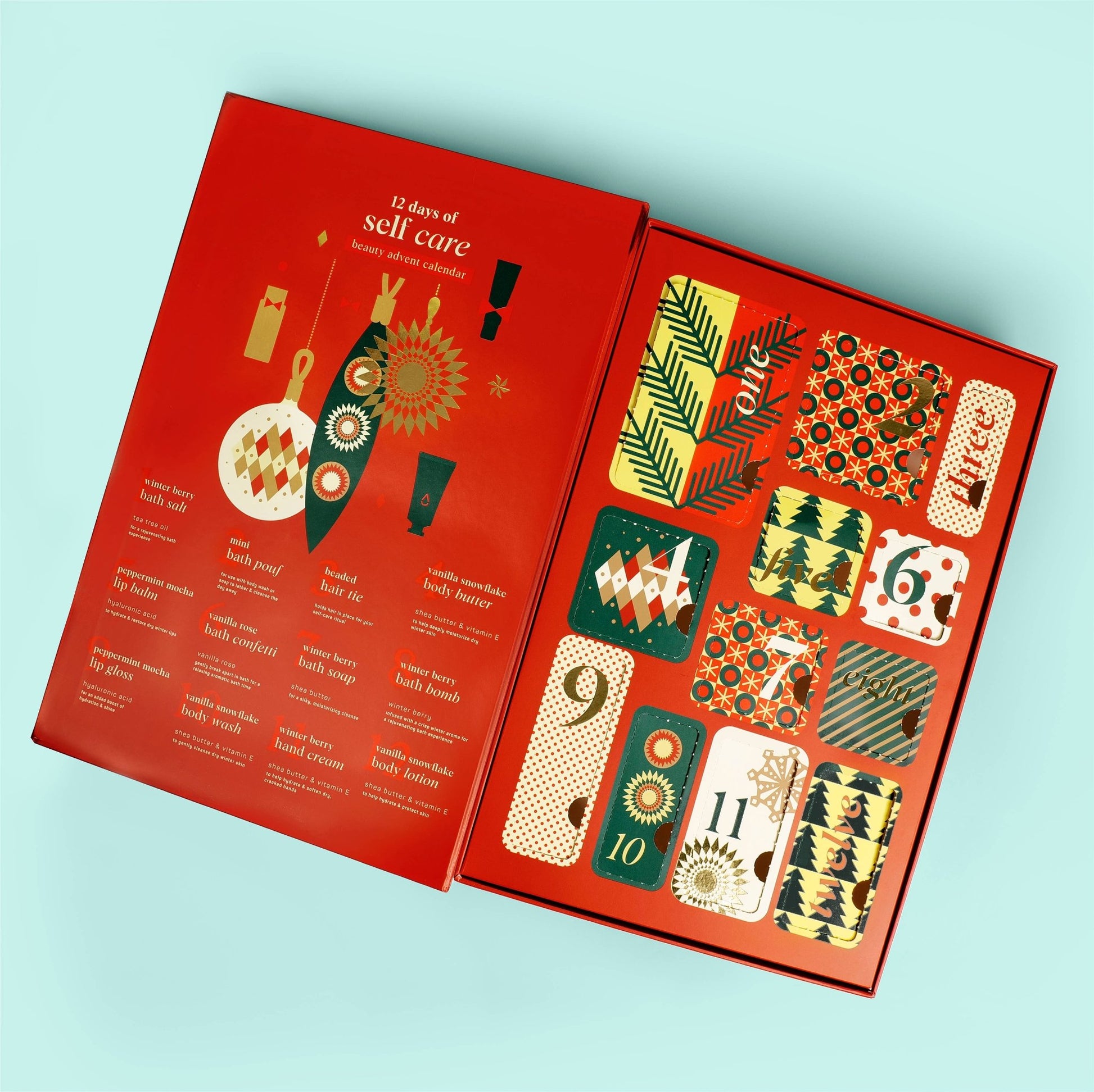 Christmas Holiday Self Care Beauty Advent Calendar 12 Days - 926 West