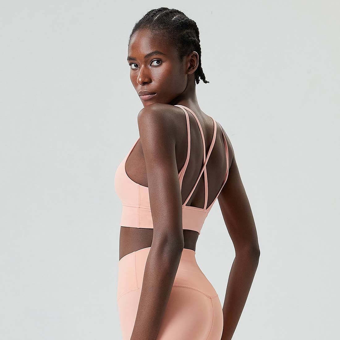 Cross Back High Support Yoga Top Fitness Sport Bra - 926 West