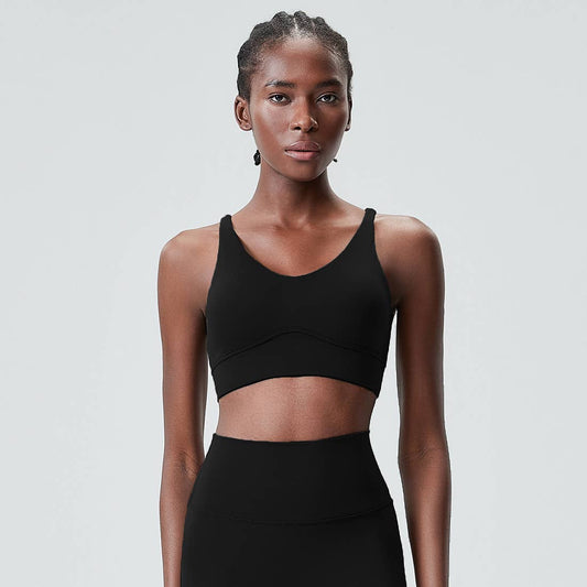 Cross Back High Support Yoga Top Fitness Sport Bra - 926 West