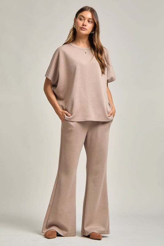 Poncho Top + Bell Bottom Modal Set Dear Scarlett