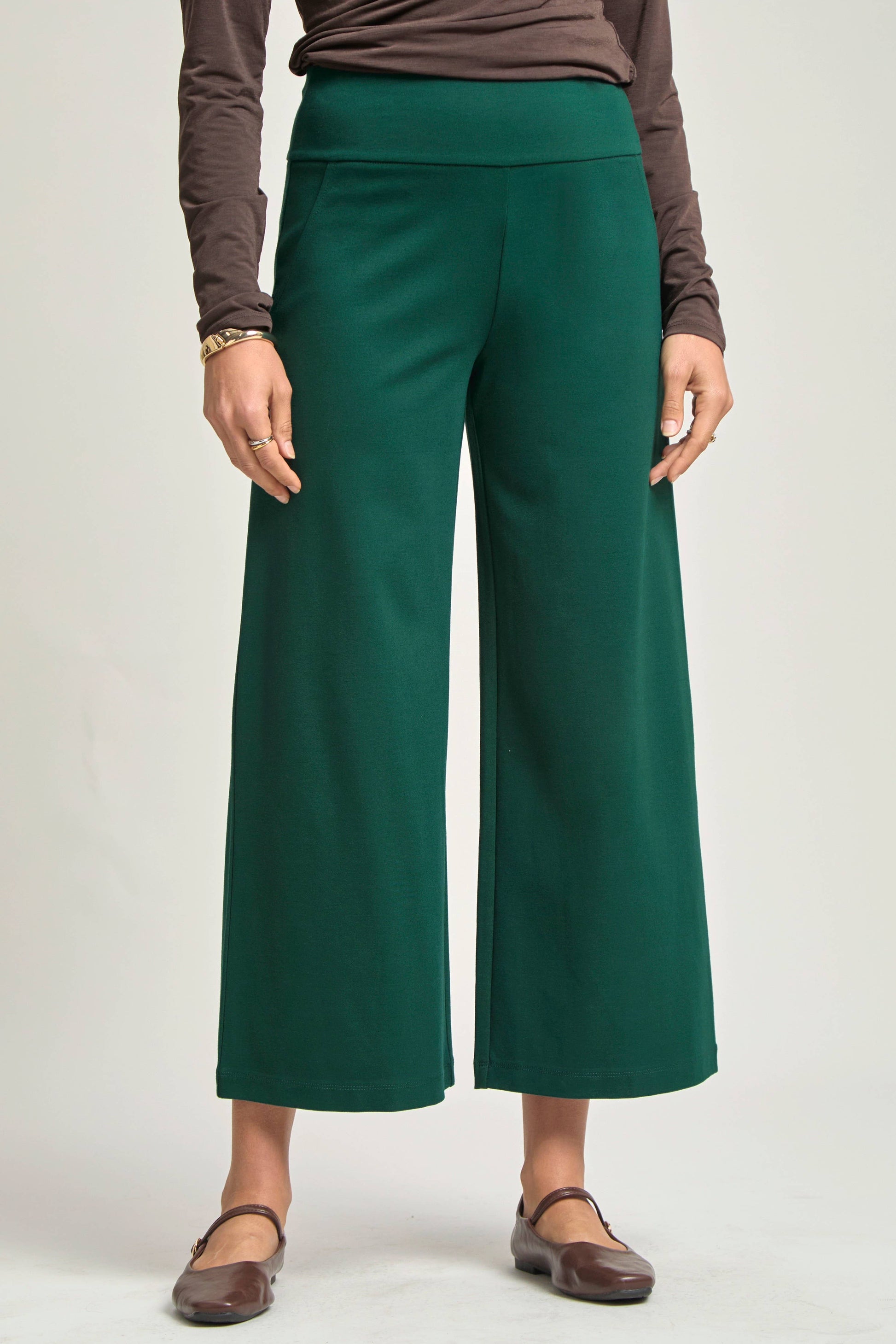 Magic Wide Cropped Pants Dear Scarlett