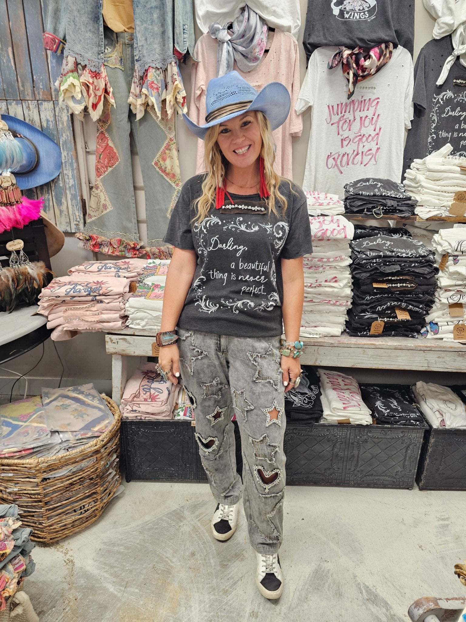 Darling Distressed Shirt - 926 West