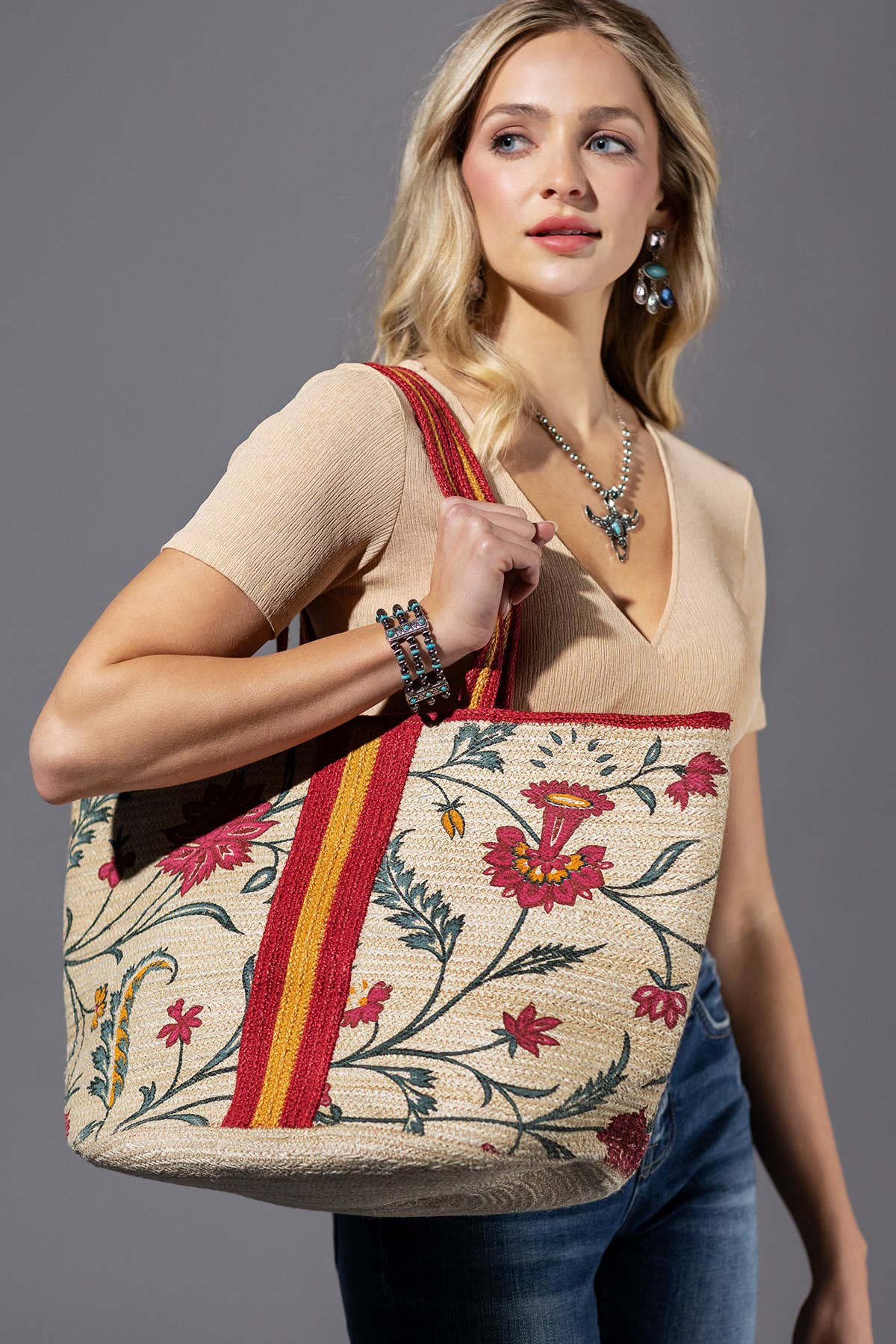 Cherry Dream Jute Bag