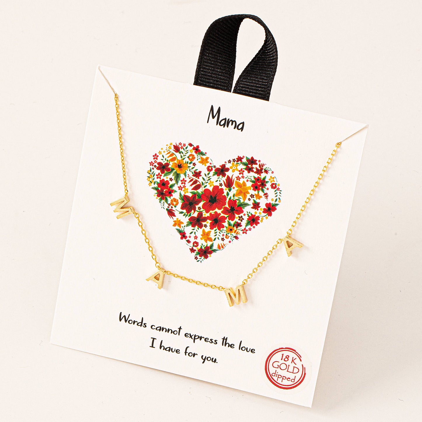 Mama Pendant Necklace
