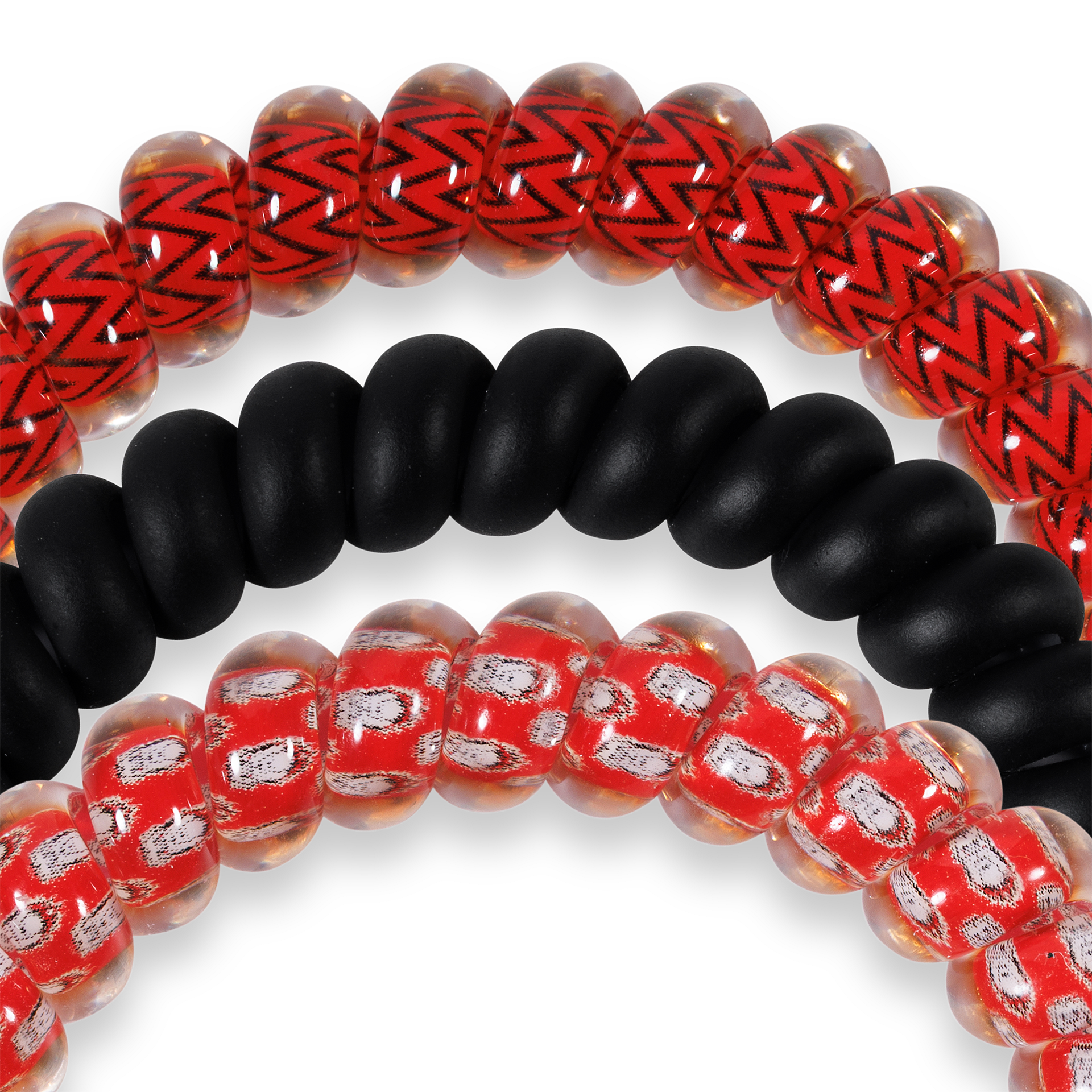 Spiral Hair Coils | Small | Go Dawgs! Hair Ties TELETIES