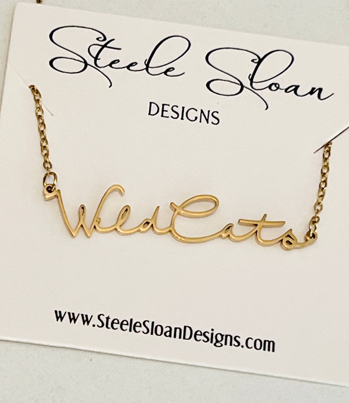 NEW Wildcats Gameday Necklace Gift for WildCats Fans Go Cats Steele Sloan Designs
