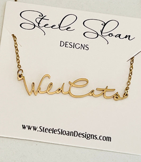 NEW Wildcats Gameday Necklace Gift for WildCats Fans Go Cats Steele Sloan Designs