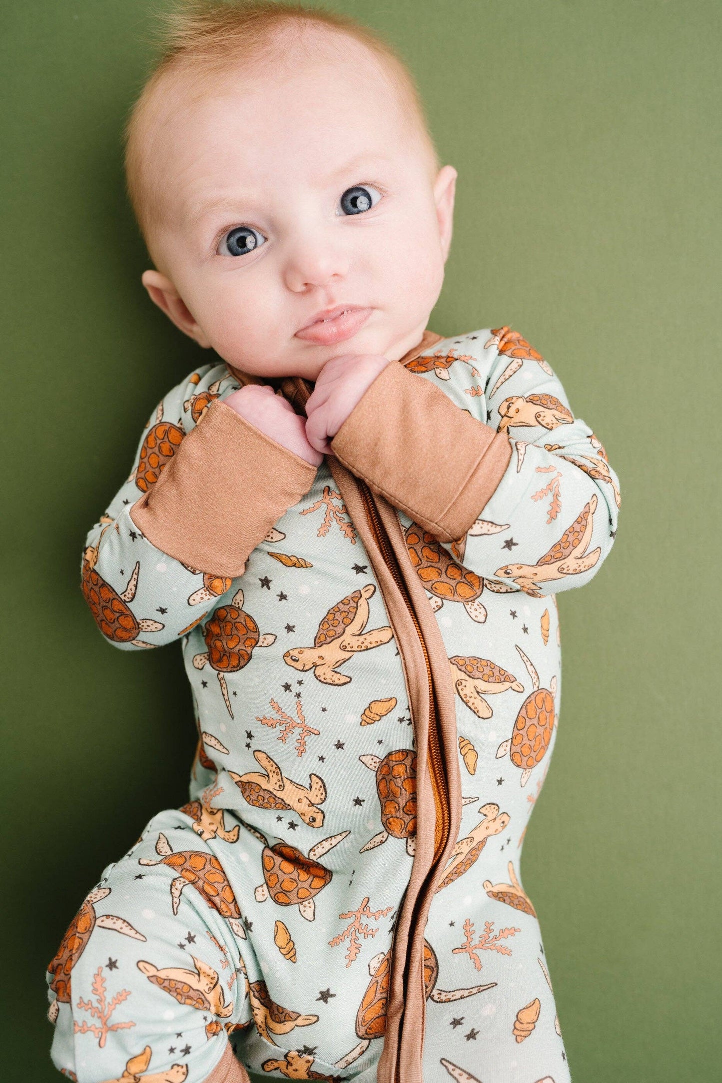 Turtle Tide Bamboo Sleeper Emerson+Ivory