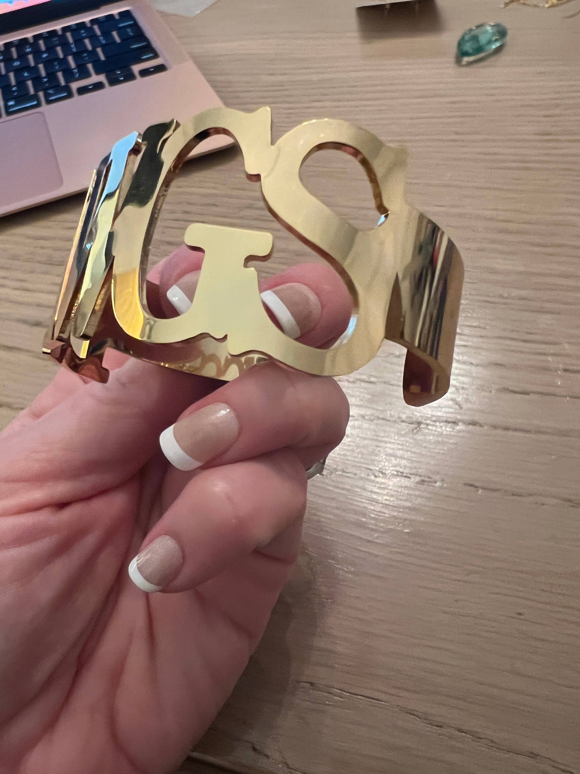 DAWGS Bangle Bracelets Tarnish Resistant All Caps -Go Dawgs Steele Sloan Designs