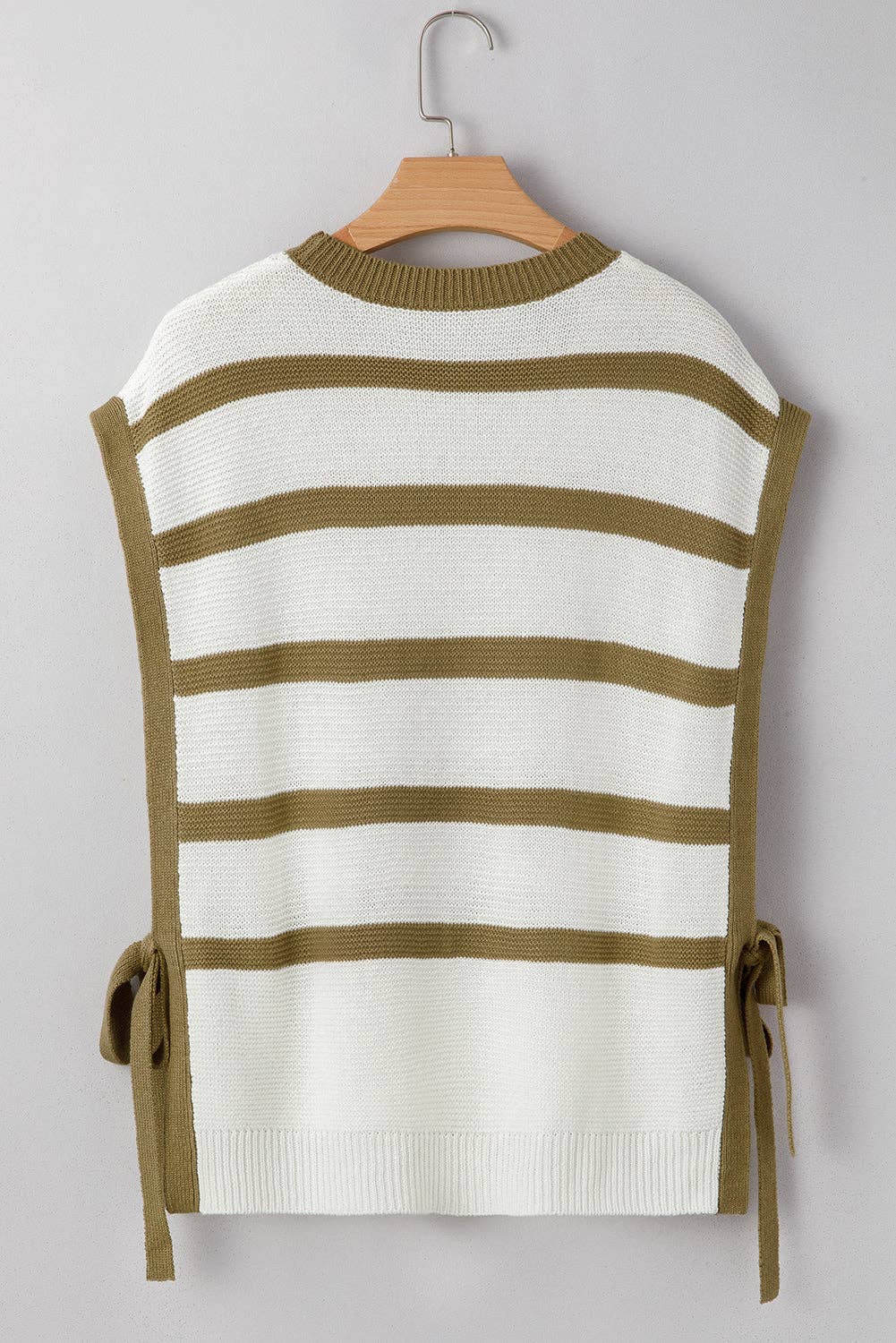 FINAL SALE- Stripe Tie Side Summer Sweater Top