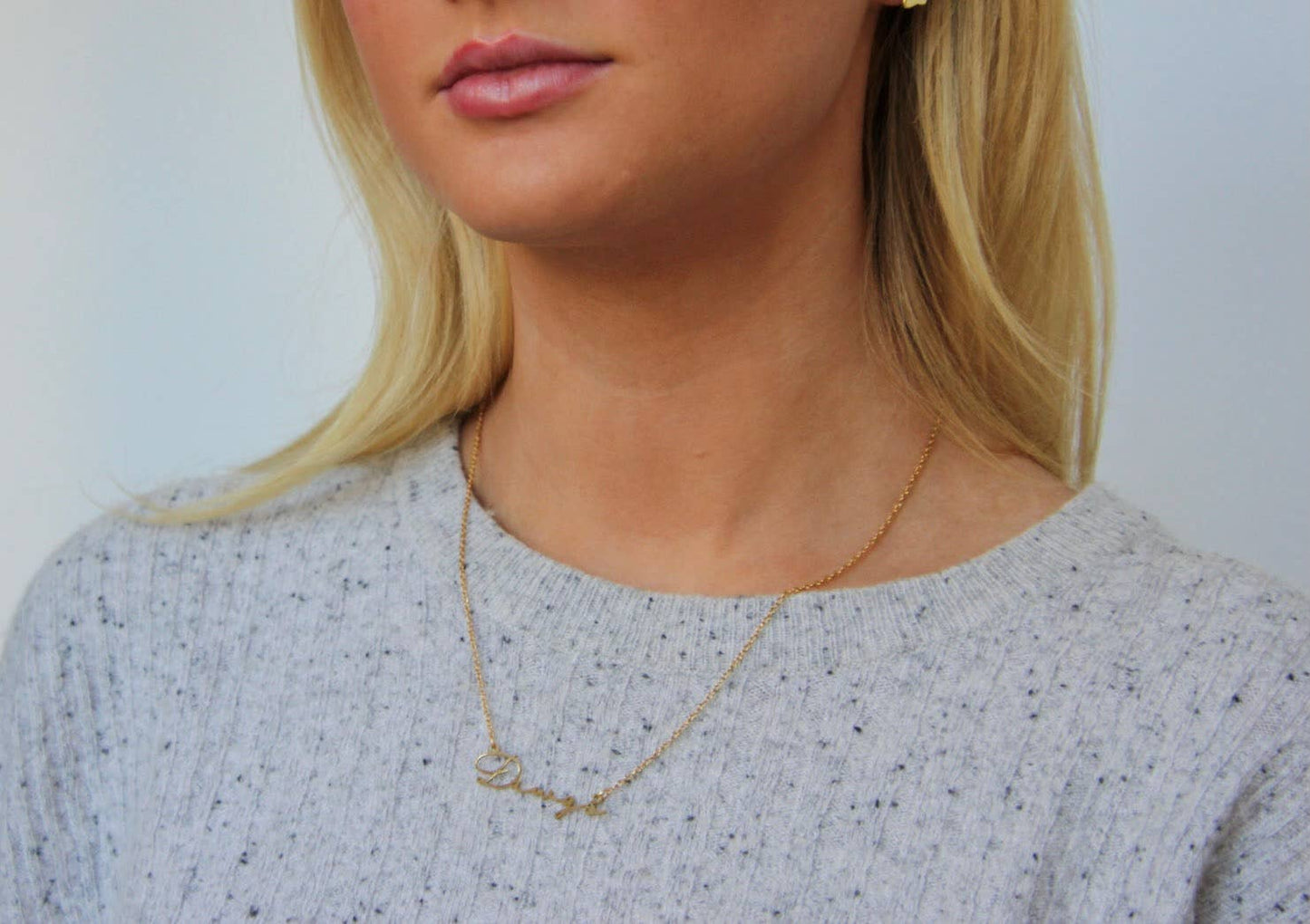 Dawgs Name Necklace - Dawgs Fans -Bulldog Gift Steele Sloan Designs