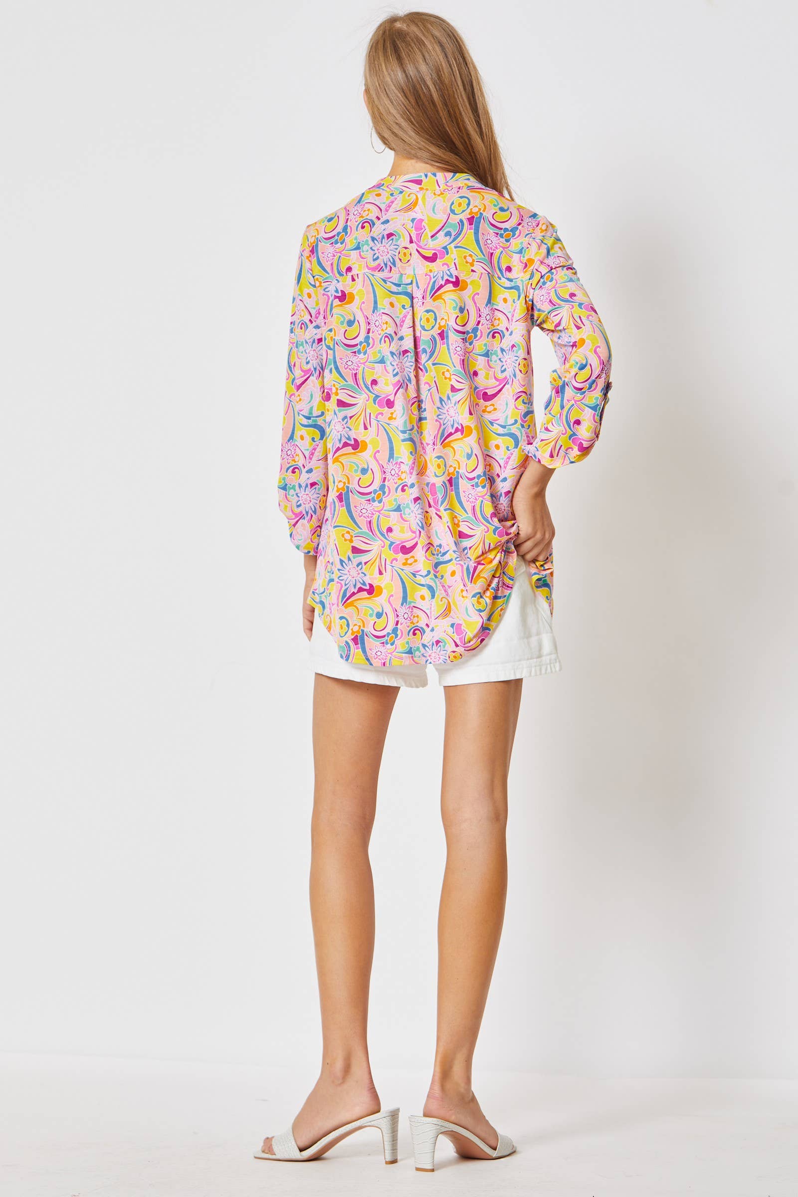 3/4 Sleeve LIZZY Wrinkle Free Top Dear Scarlett