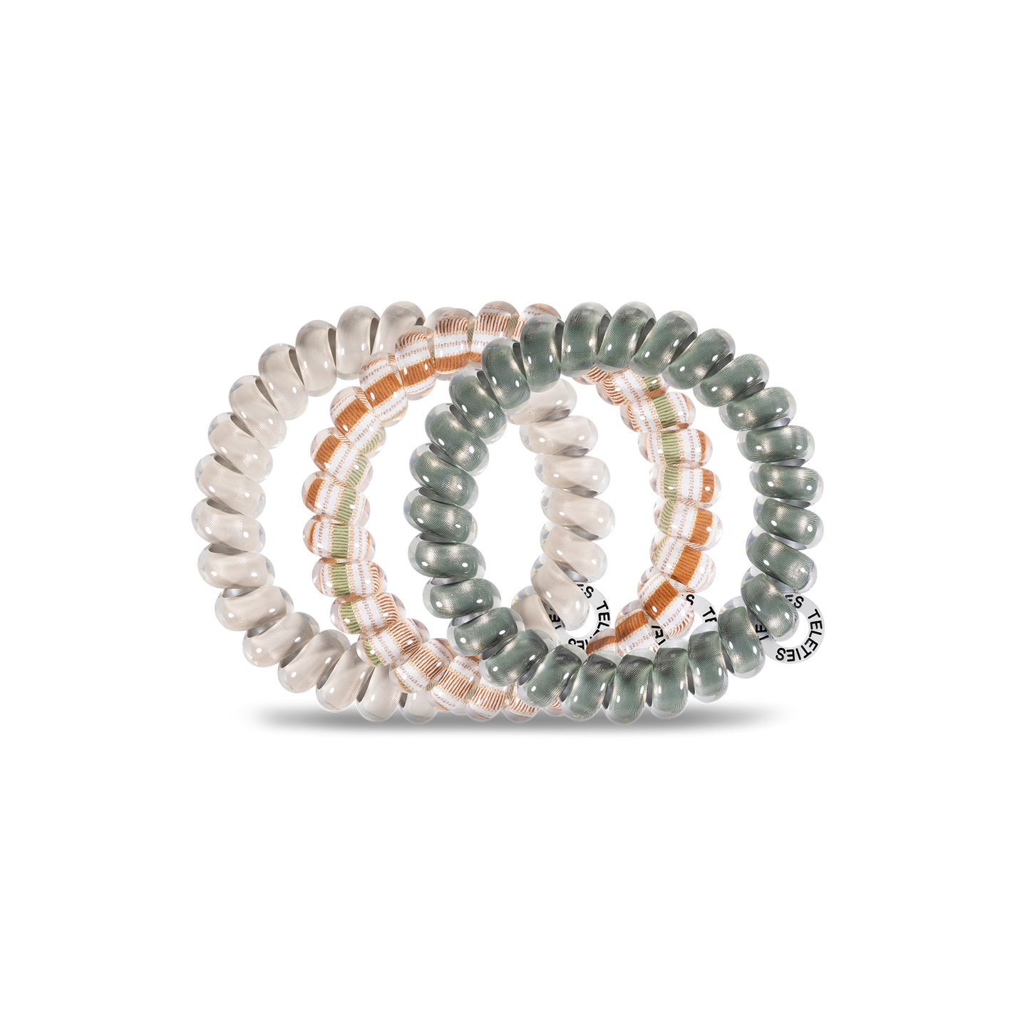 Spiral Hair Coils | Large | Eucalyptus Hair Ties TELETIES