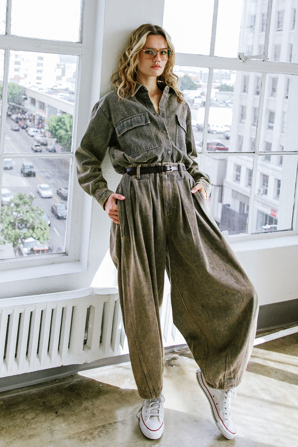 STUCK IN YOUR WAYS DENIM PANTS Flying Tomato