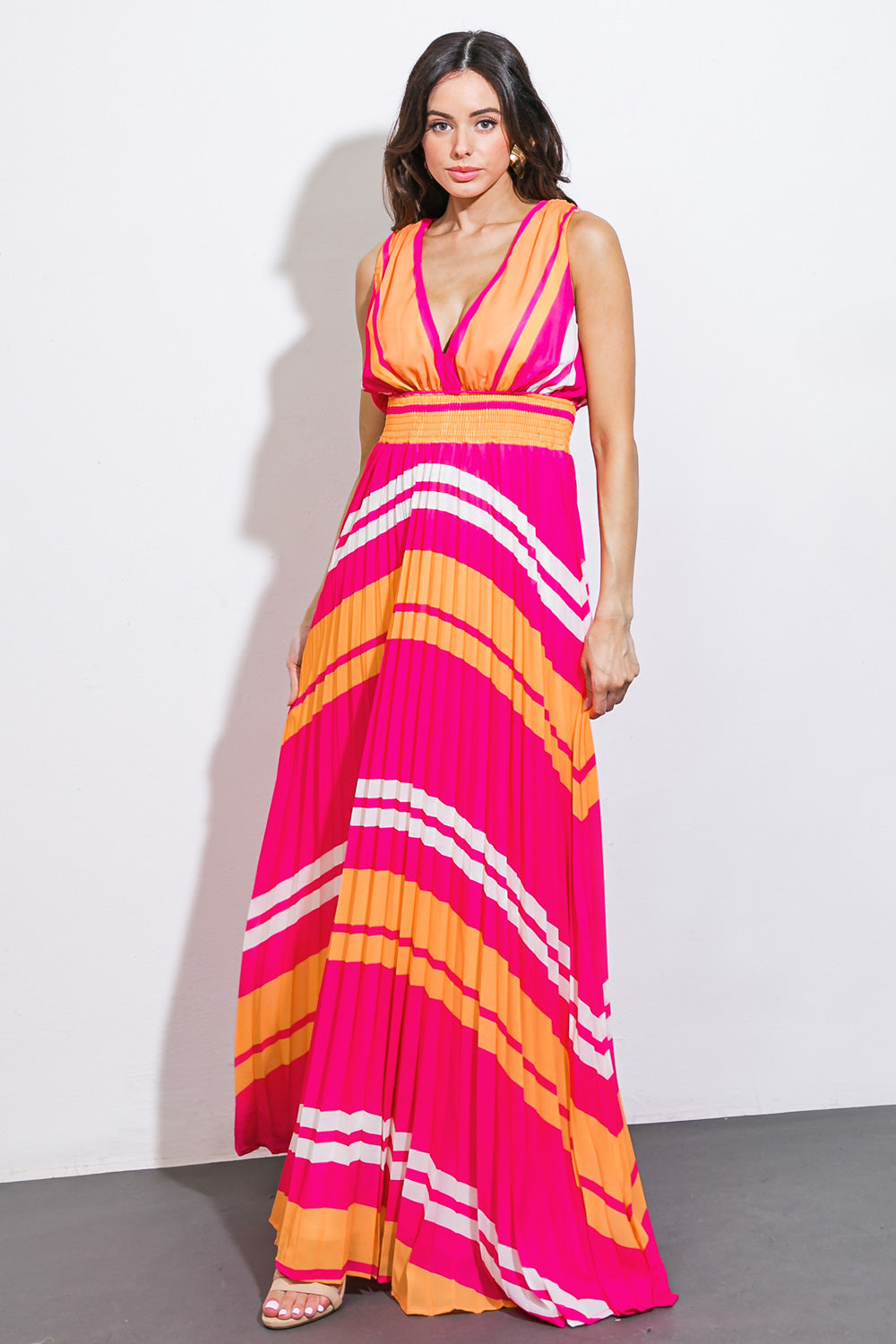 A QUICK TRIP WOVEN MAXI DRESS Flying Tomato