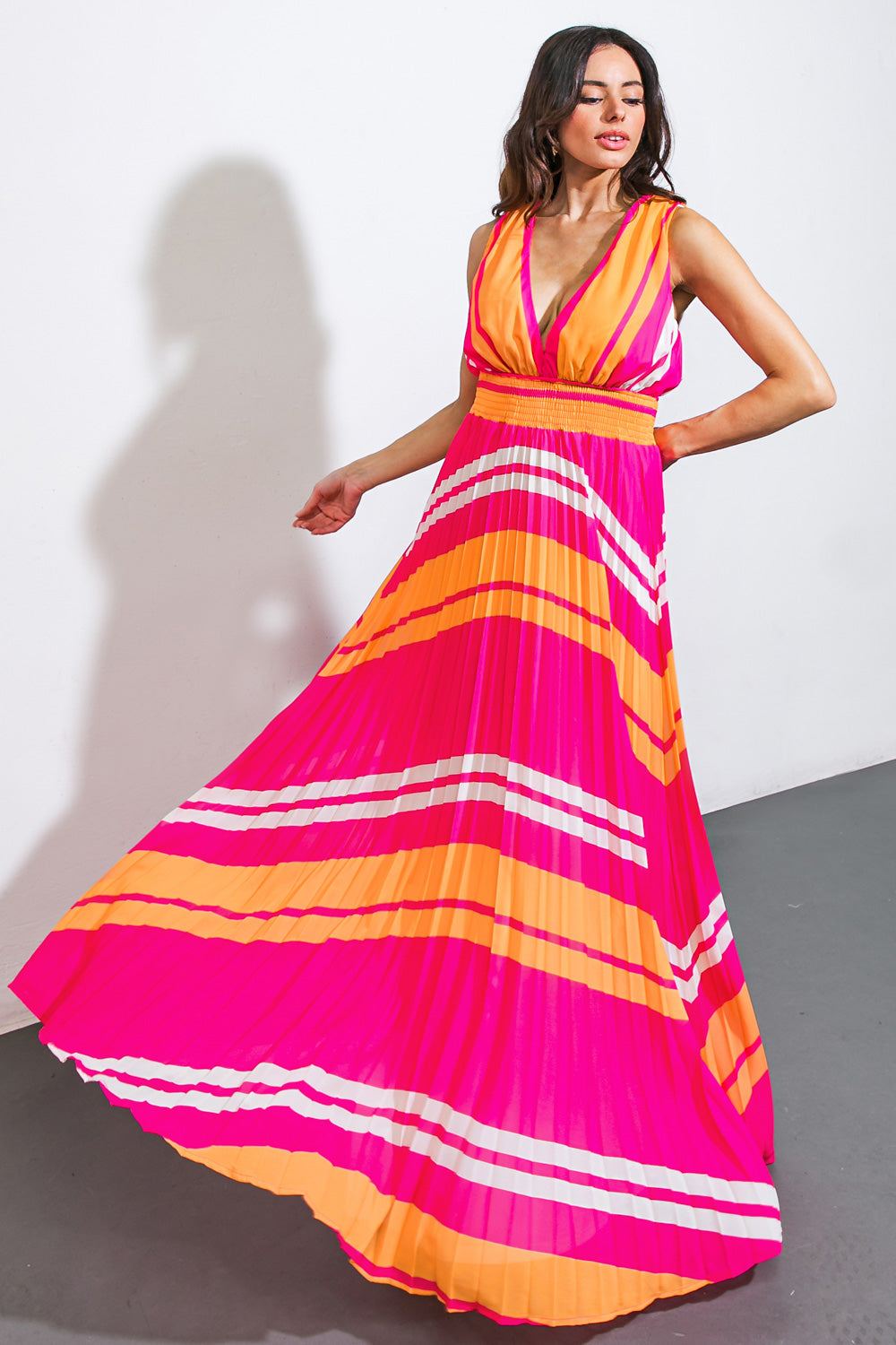 A QUICK TRIP WOVEN MAXI DRESS Flying Tomato
