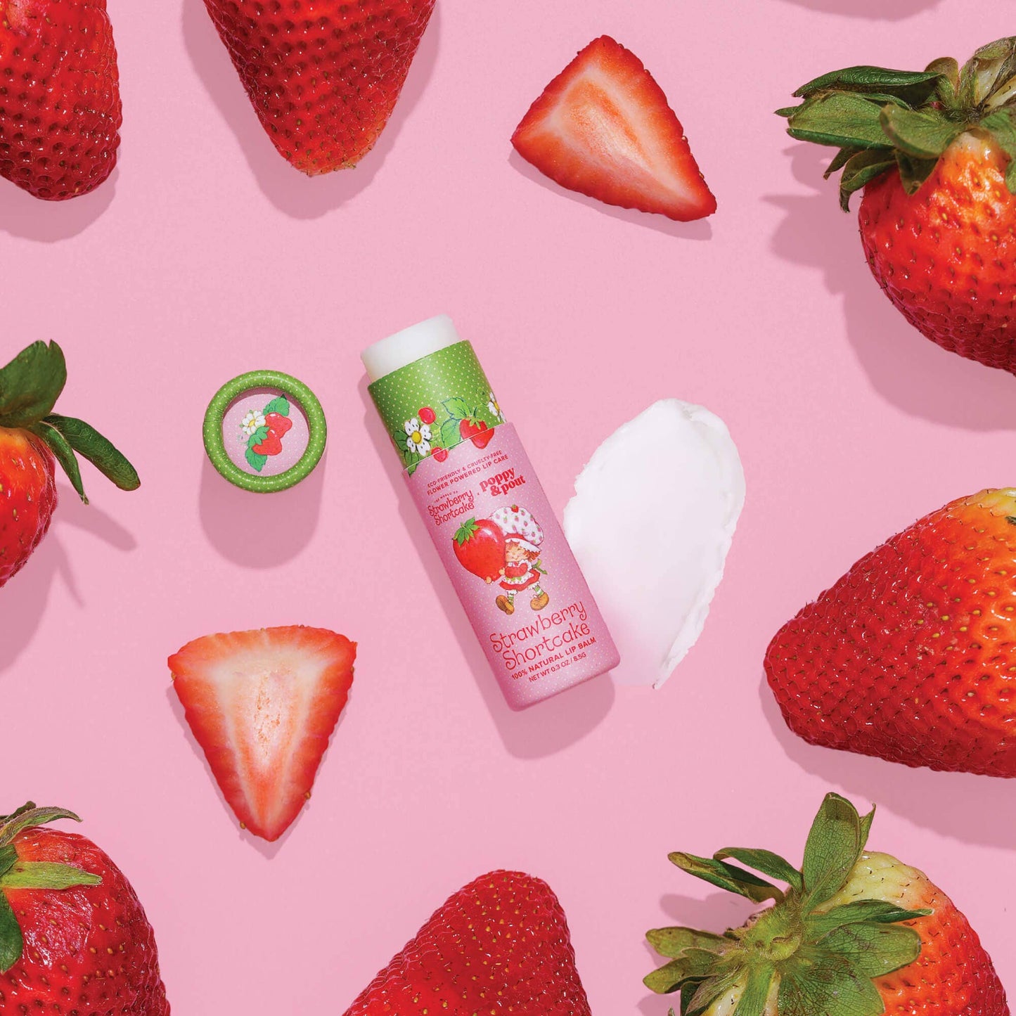 Limited Edition, Lip Balm, Strawberry Shortcake Poppy & Pout