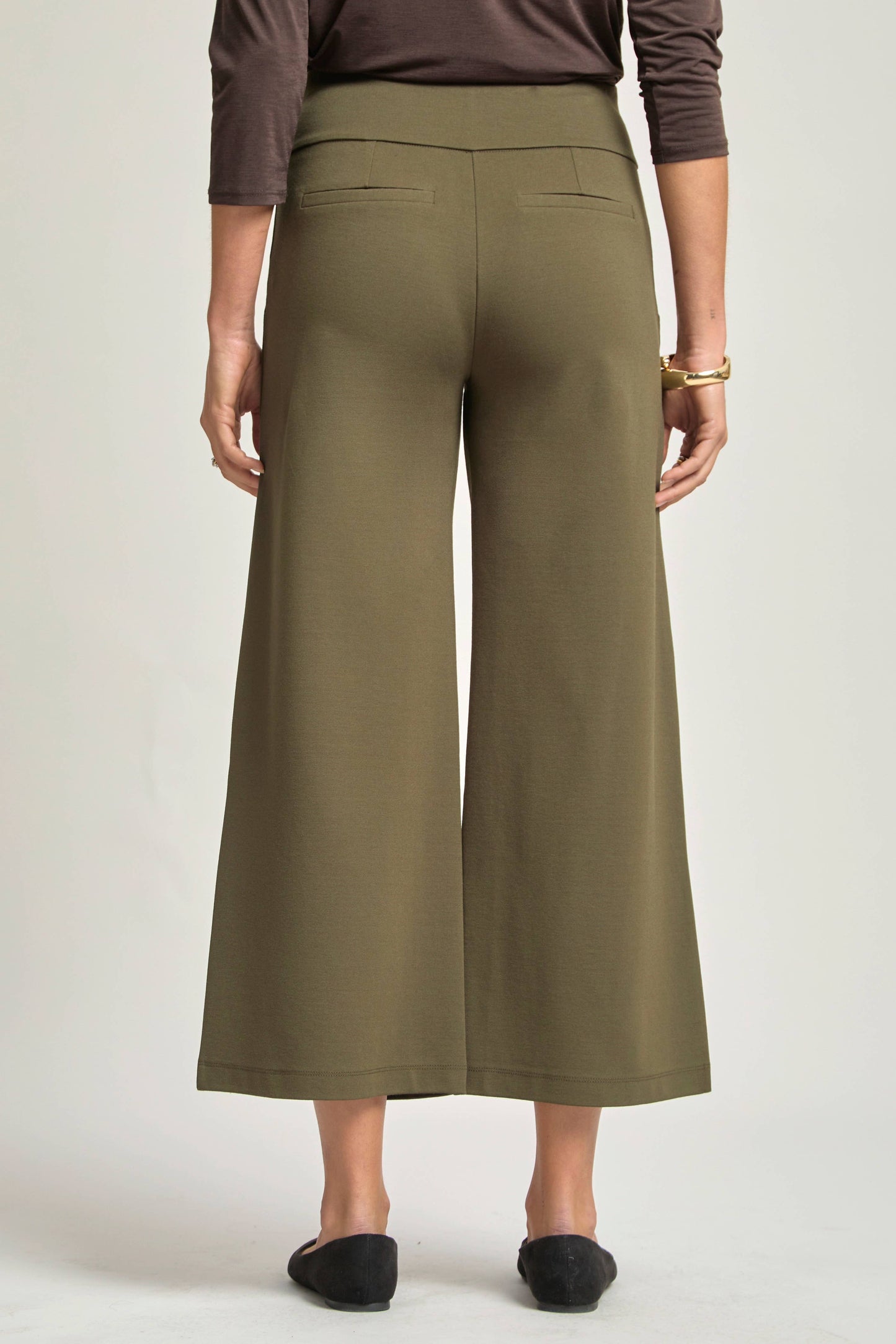 Magic Wide Cropped Pants Dear Scarlett
