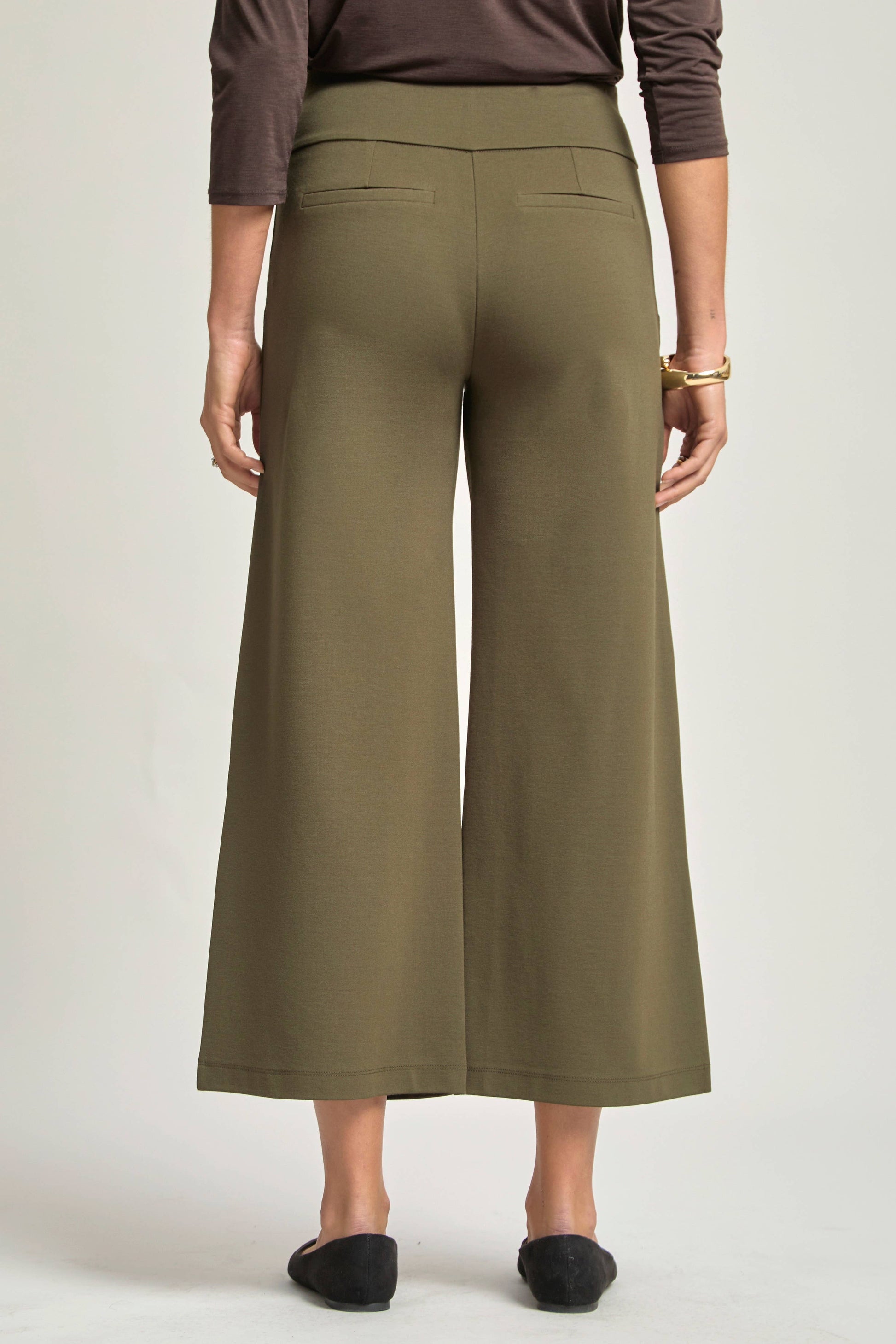 Magic Wide Cropped Pants Dear Scarlett