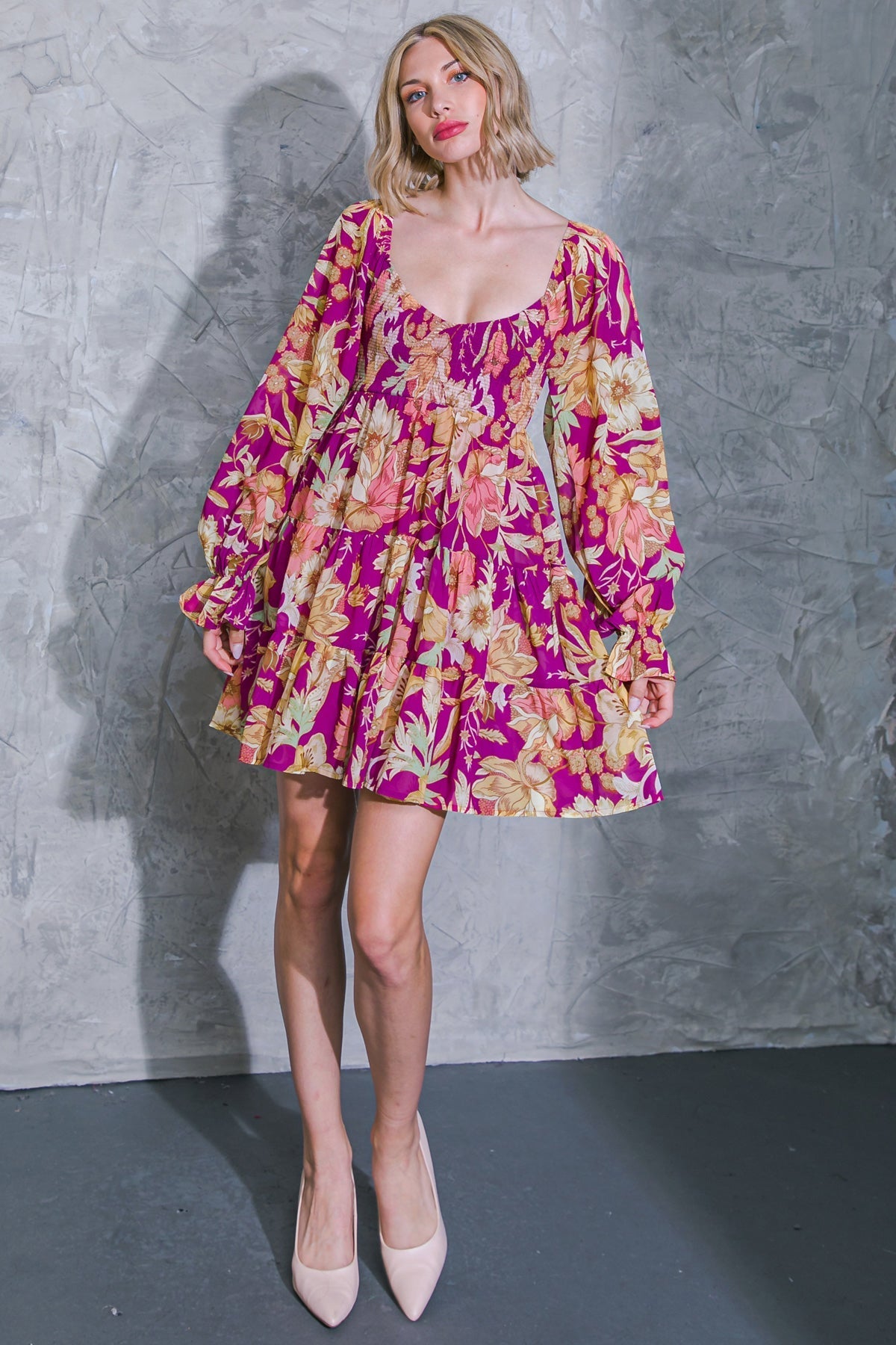 KEEPER OF MY HEART WOVEN MINI DRESS Flying Tomato