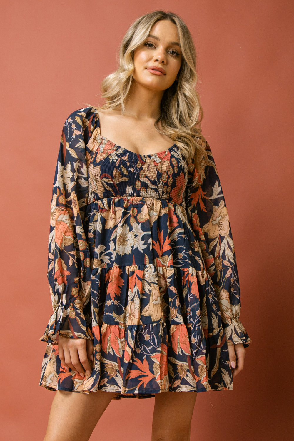 KEEPER OF MY HEART WOVEN MINI DRESS Flying Tomato