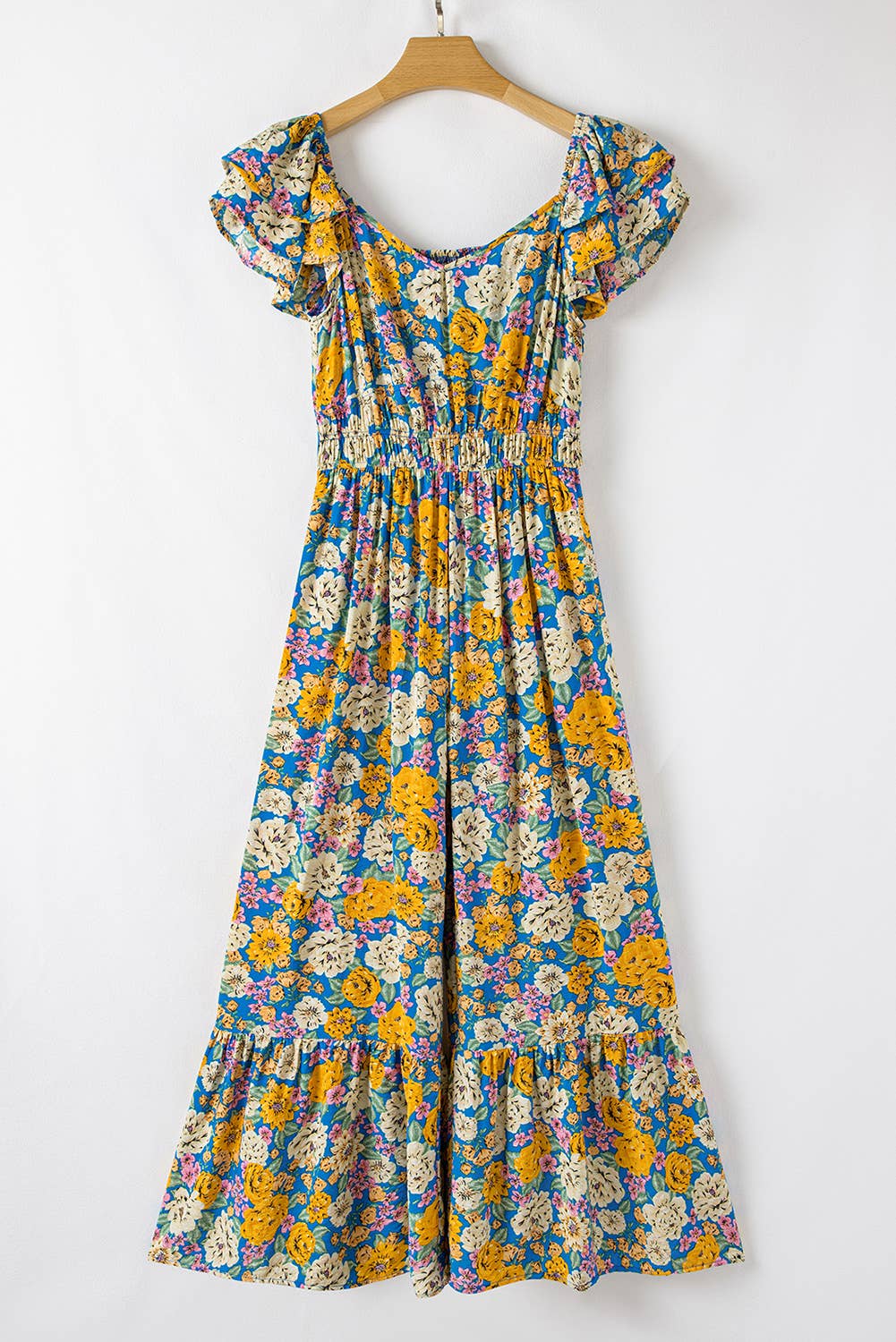 Floral High Waist Jumpsuit - 926 West