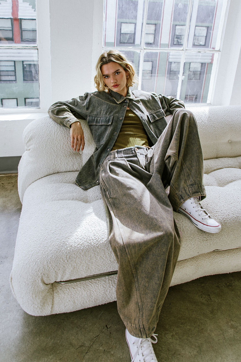 STUCK IN YOUR WAYS DENIM PANTS Flying Tomato