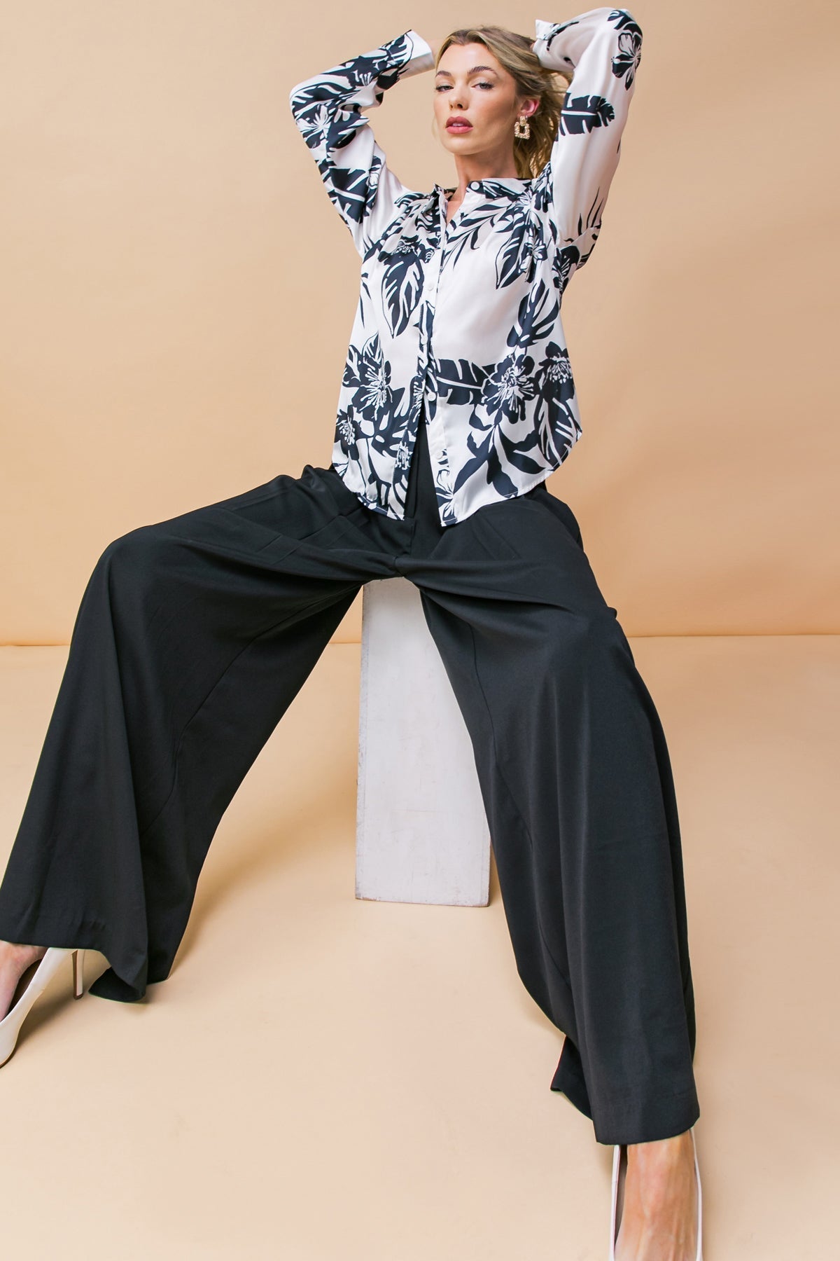 BRIDE AND TRUE SATIN TOP Flying Tomato