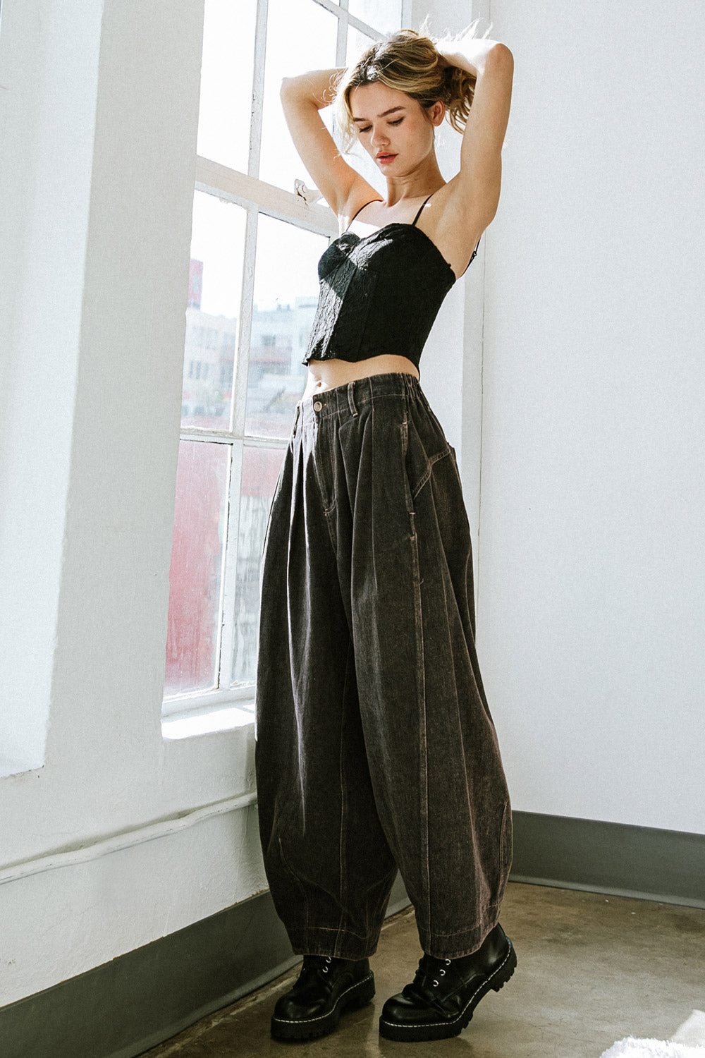 STUCK IN YOUR WAYS DENIM PANTS Flying Tomato