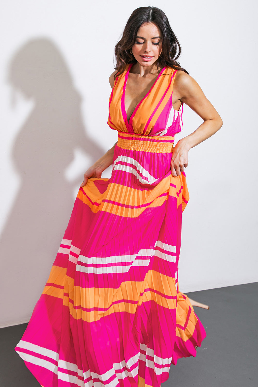 A QUICK TRIP WOVEN MAXI DRESS Flying Tomato